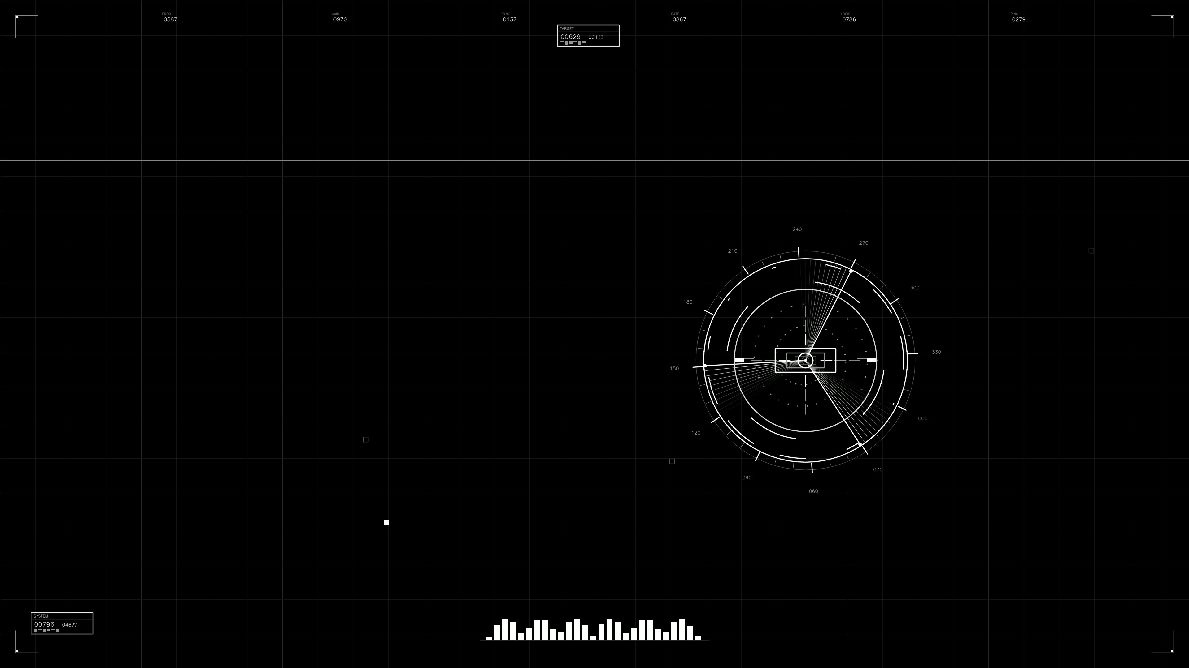 Military graphical user interface war stock footage for science fiction production with animation display and targeting system elements