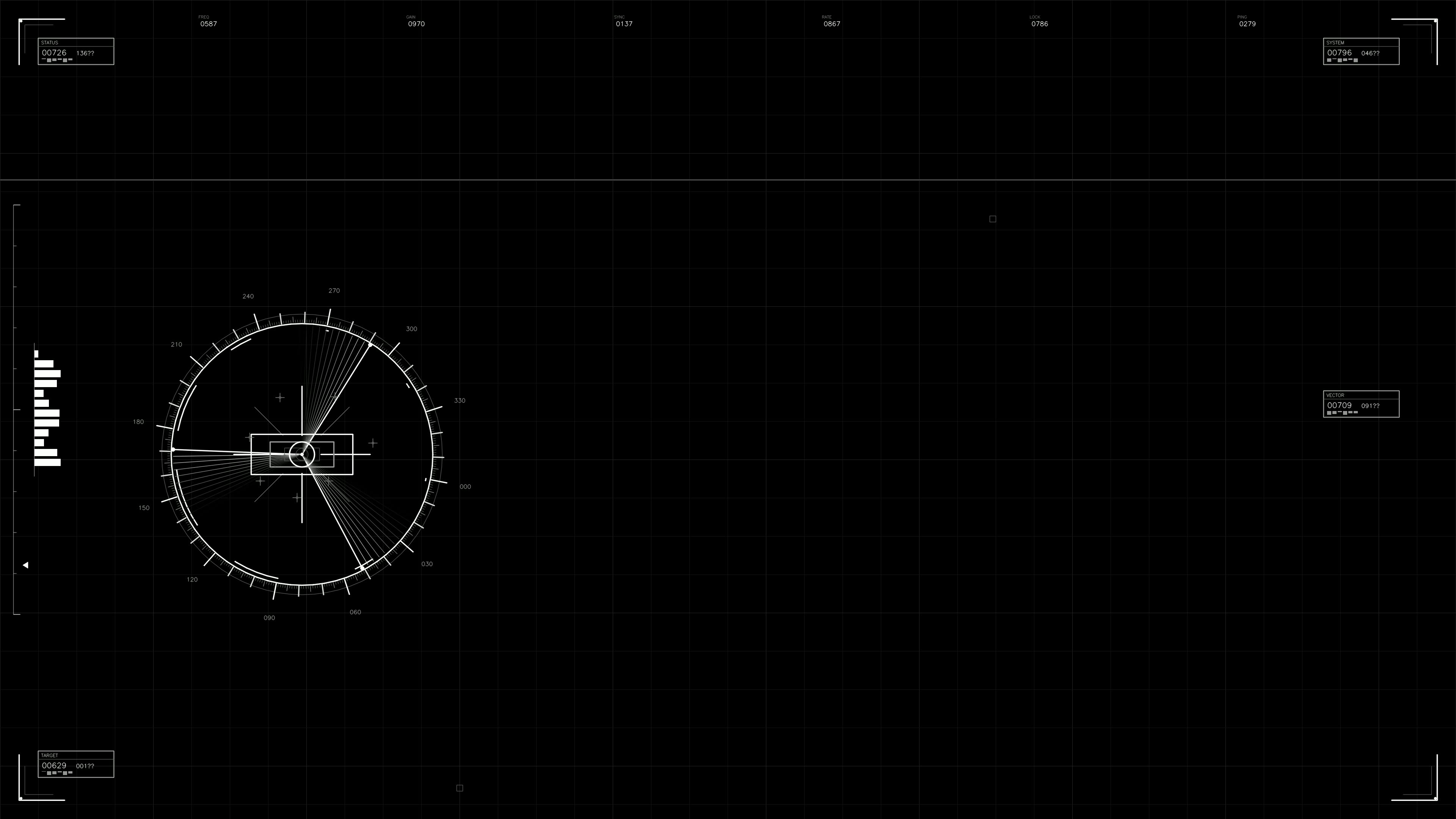 Military gui war stock footage hud animation for science fiction production showcasing technology interface designs