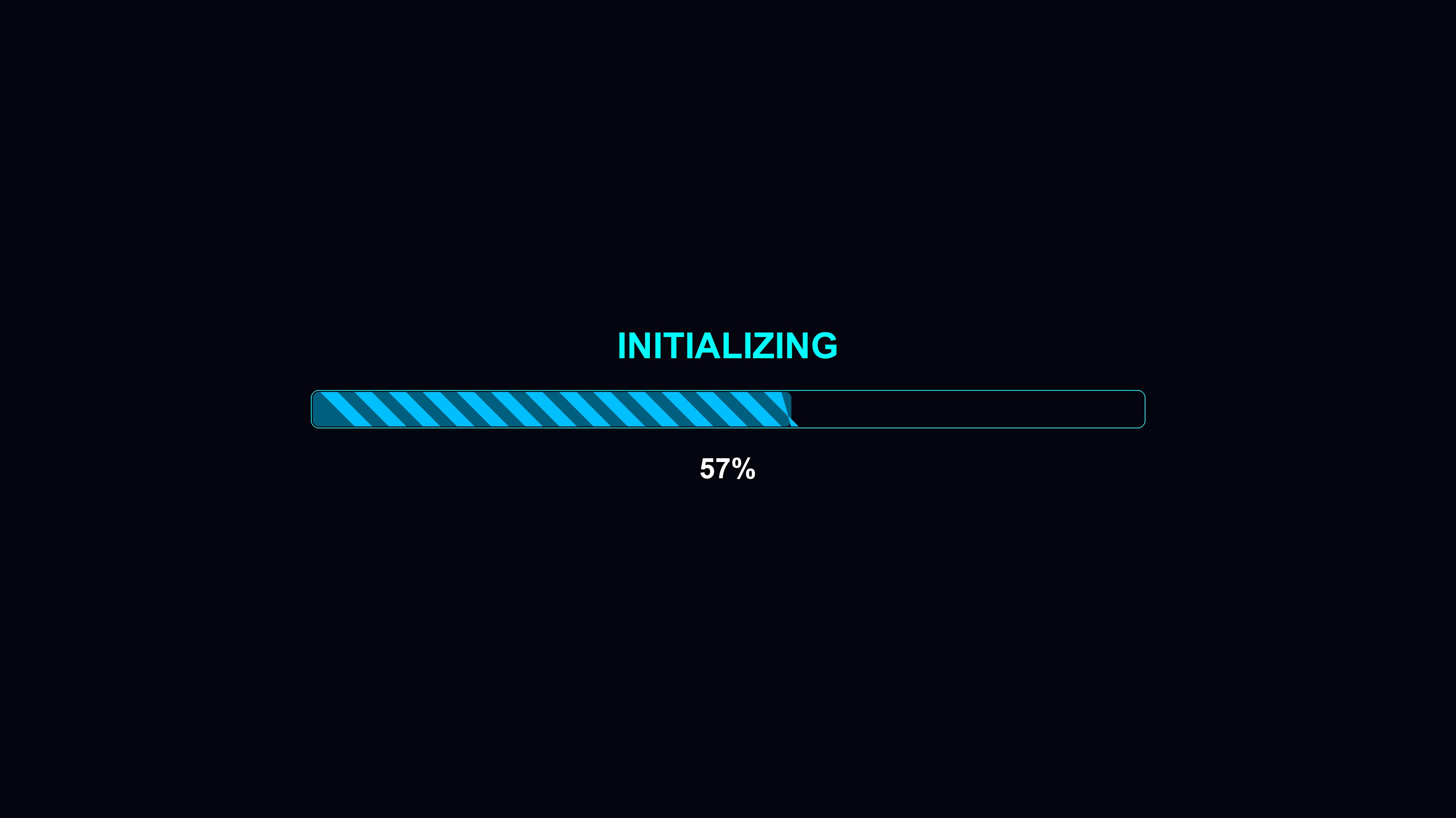 Modern progress bar animation shows loading status during waiting periods for various applications and tasks in digital environments