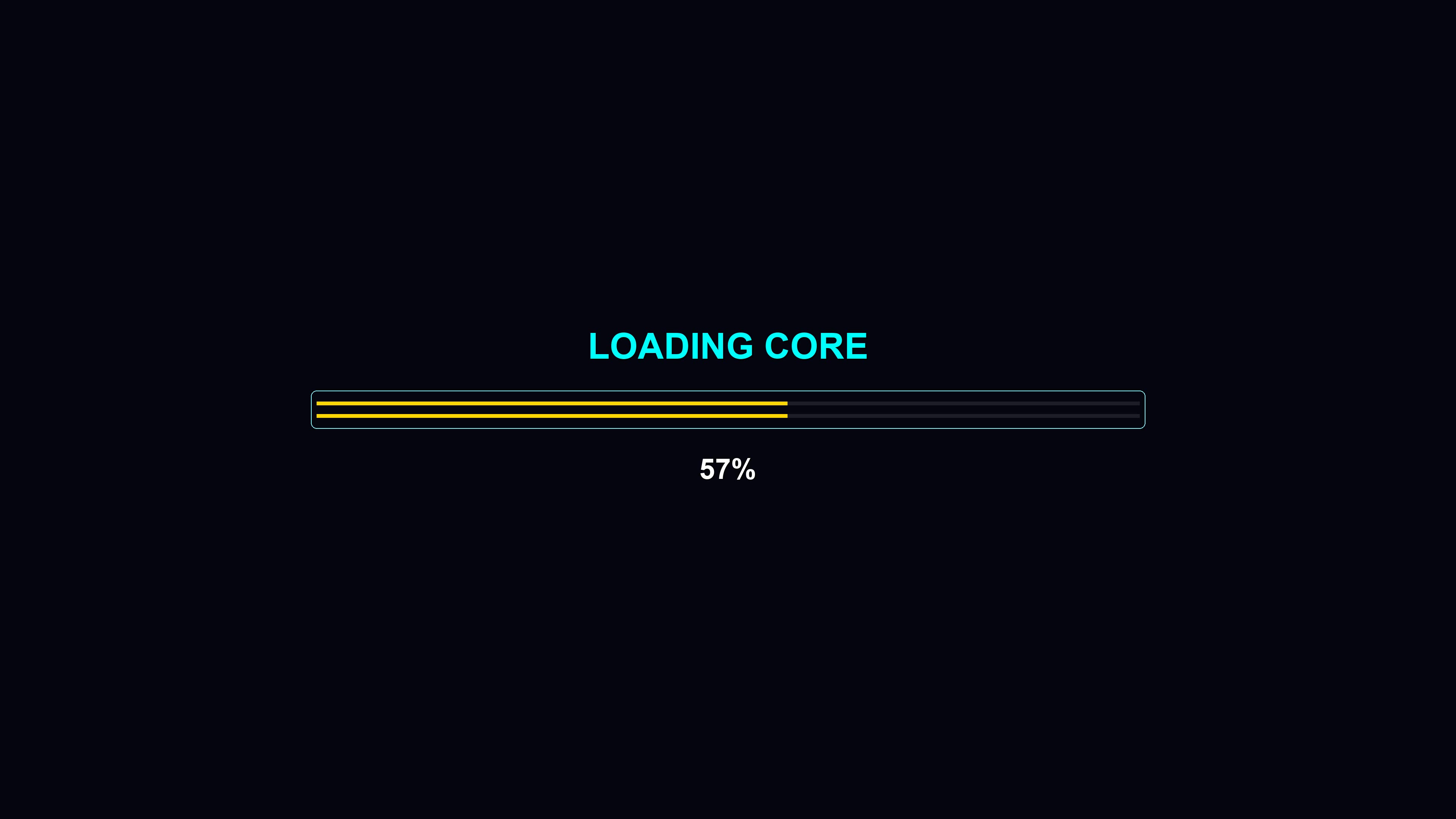 Modern progress bar animation shows loading core status during waiting periods with clear visual feedback for users experience