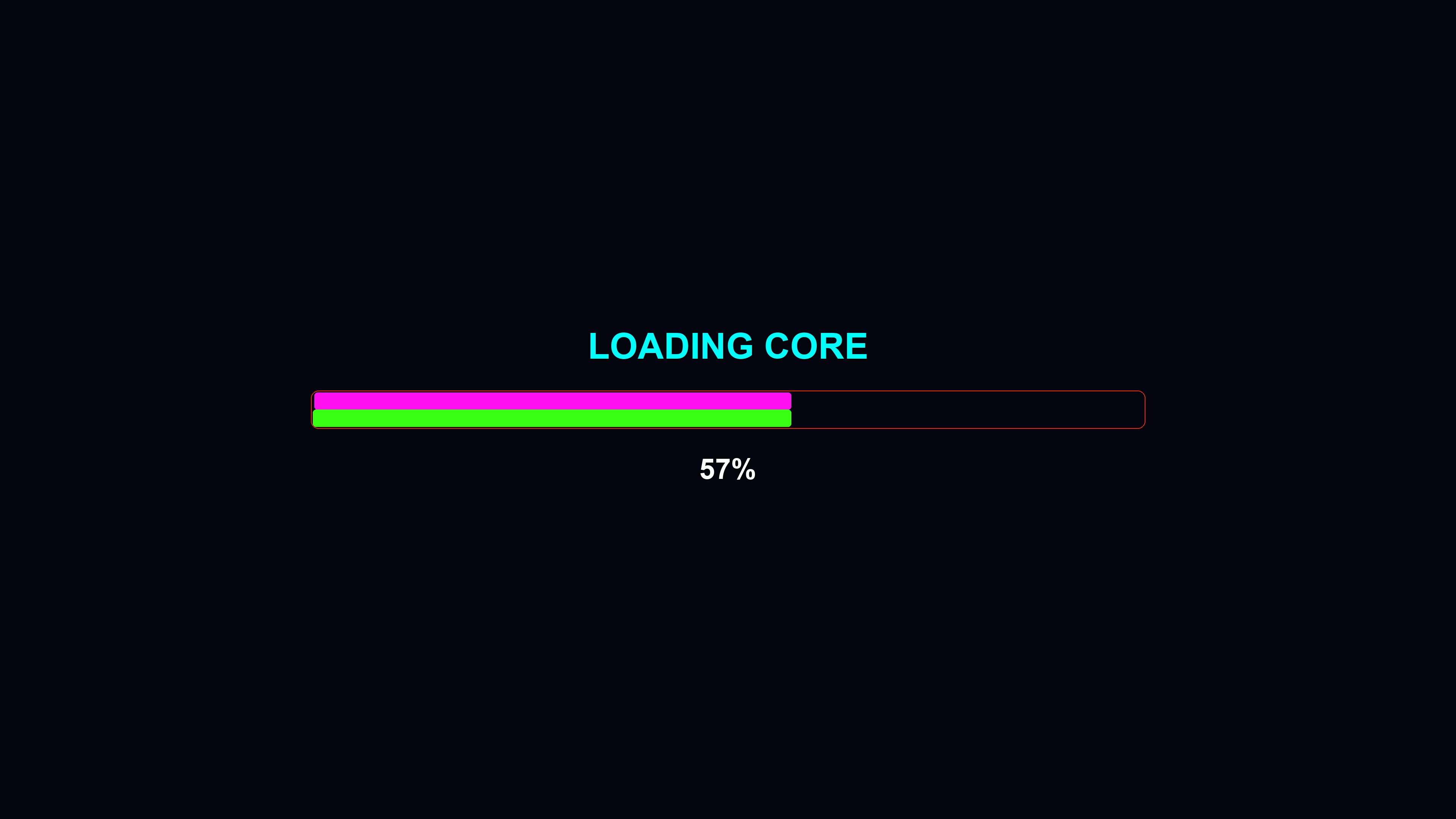 Modern style loading animation shows progress in a simple design during waiting periods for users