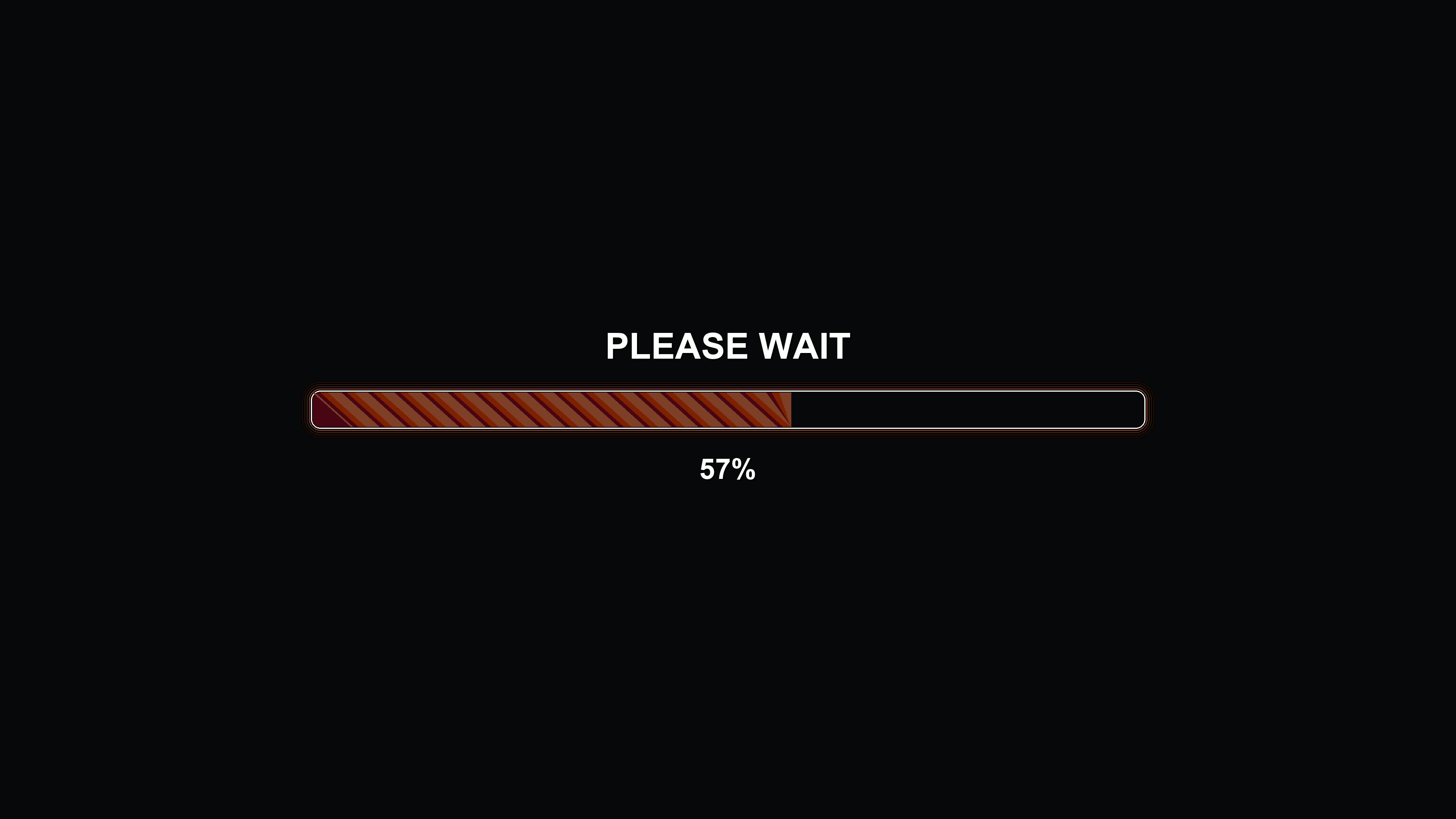 Stylish modern progress bar animation shows vibrant colors while indicating loading status during an application process