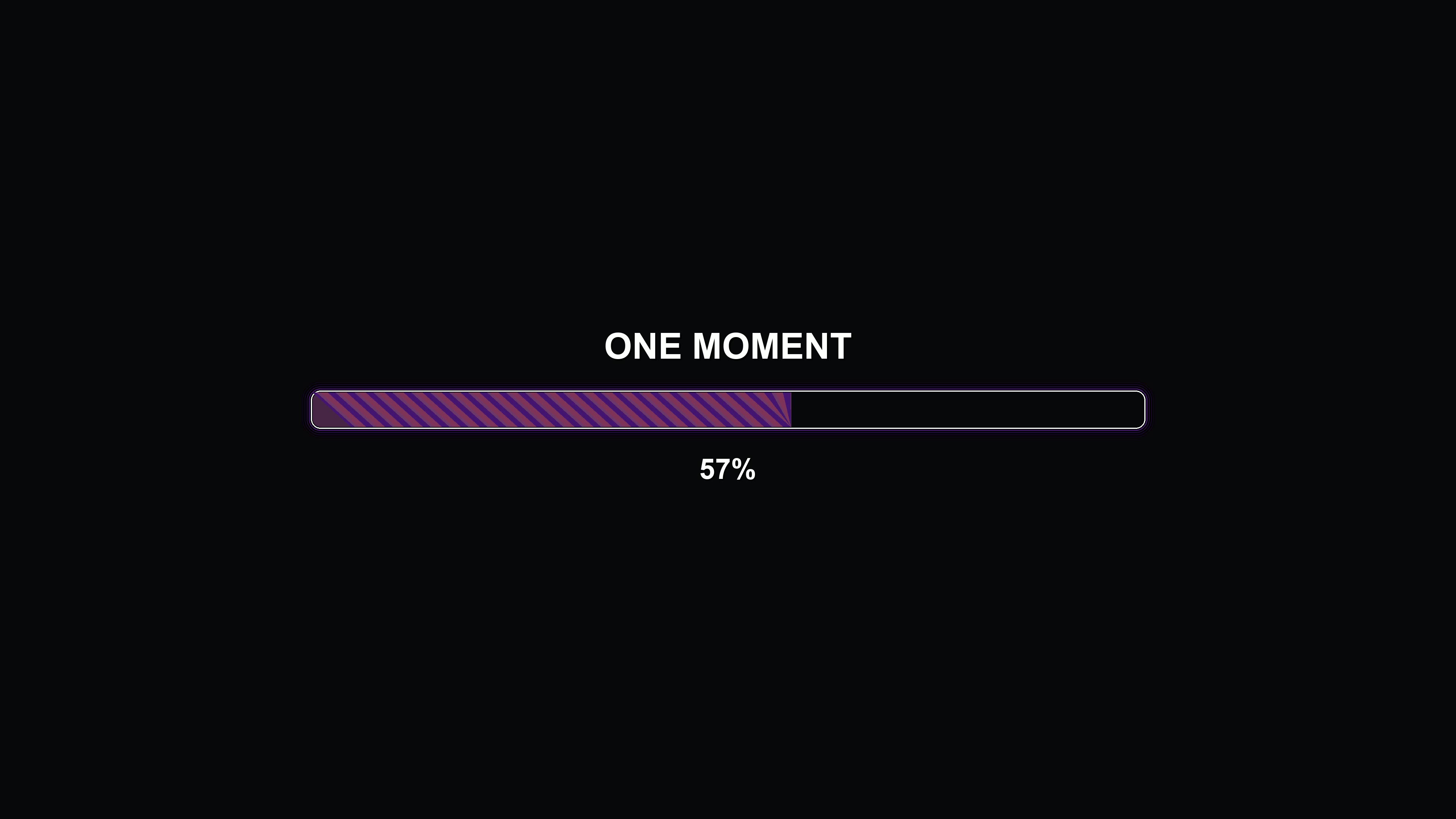Stylish modern progress bar animation with vibrant colors showing loading status in a digital interface