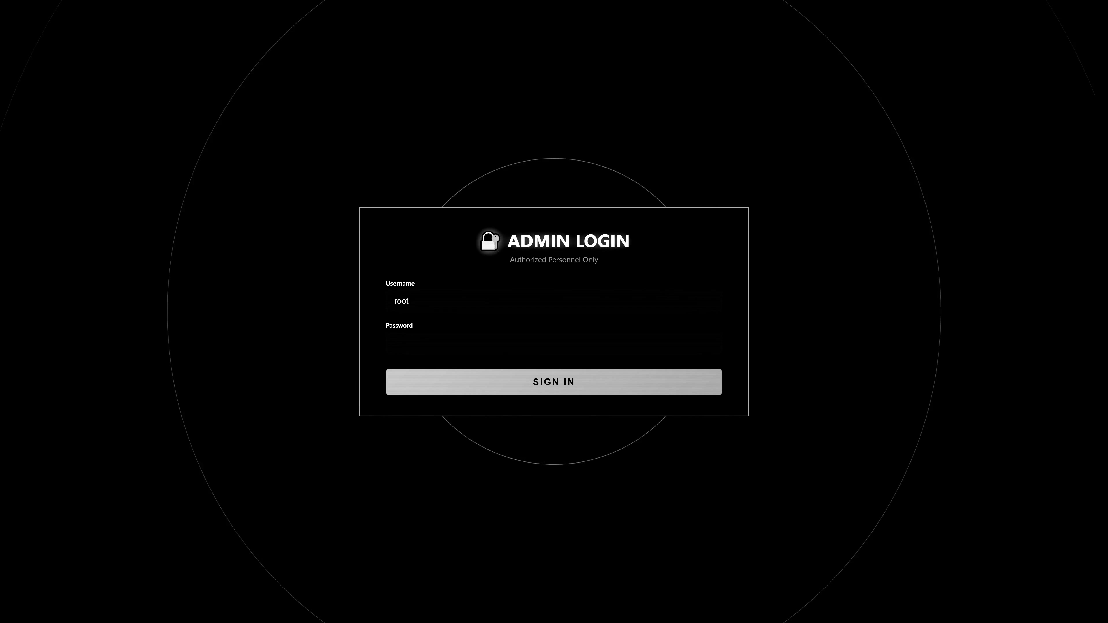 Admin computer login animation showing steps to get hacked during authentication process