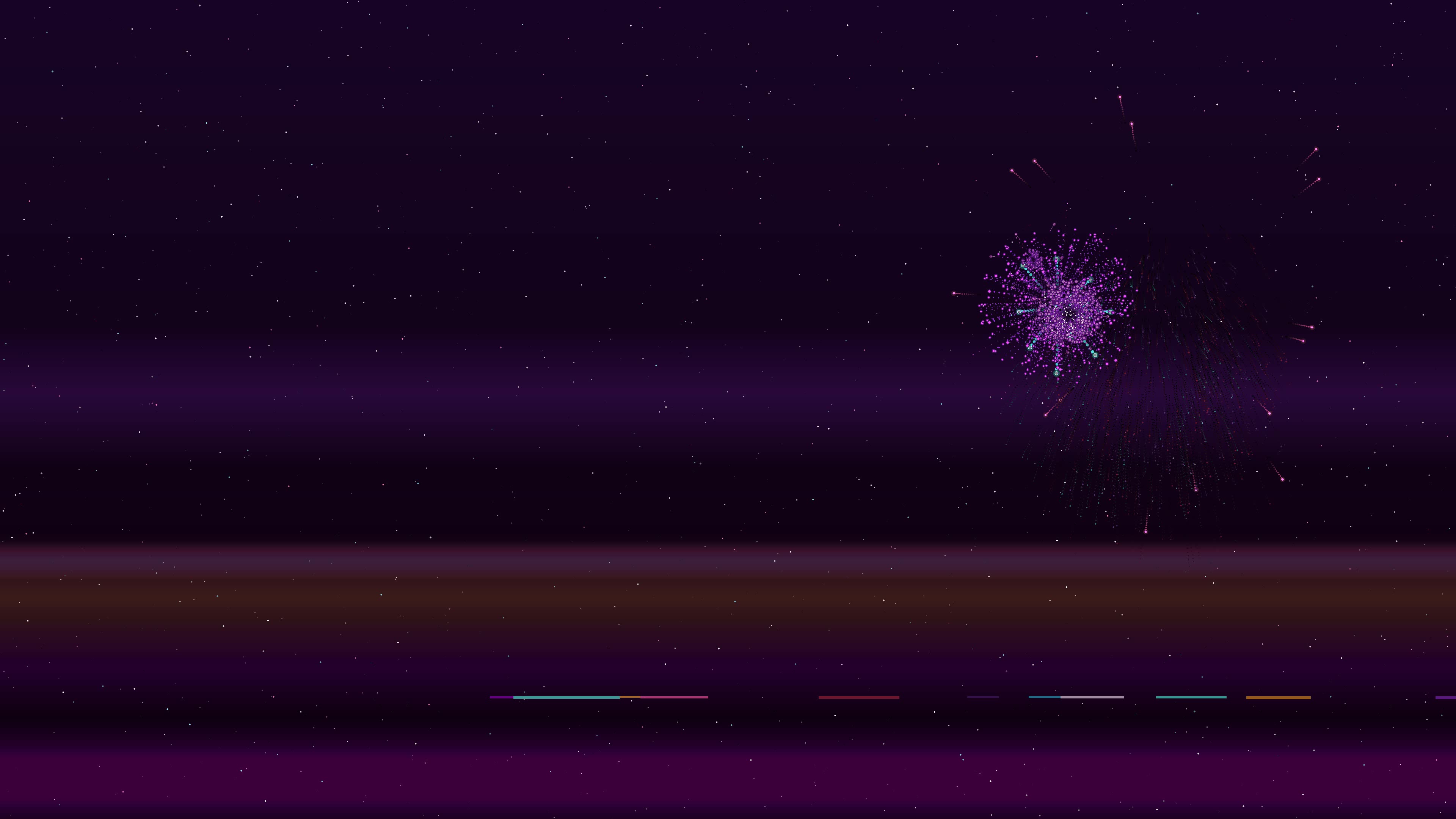 Celebrations light up the night with fireworks and hearts for Valentines Day