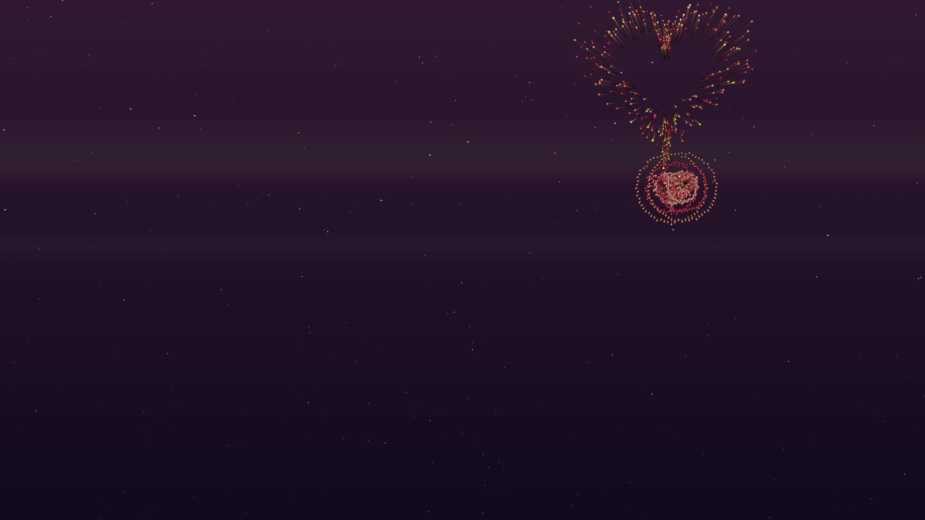 Love Hearts Firework 004