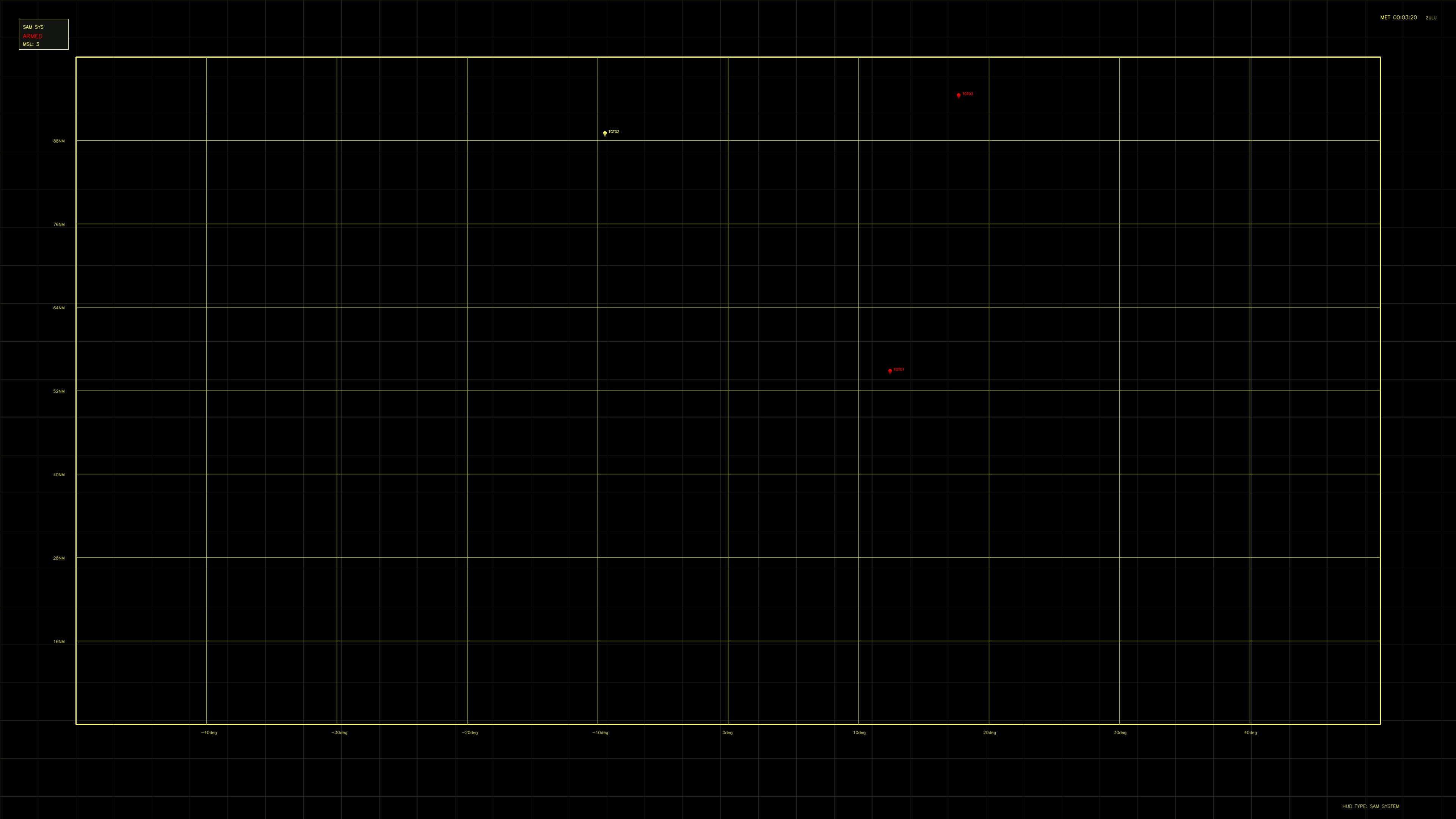 Military gui war stock footage hud animation for science fiction production in dark setting with grid overlay and target indicators