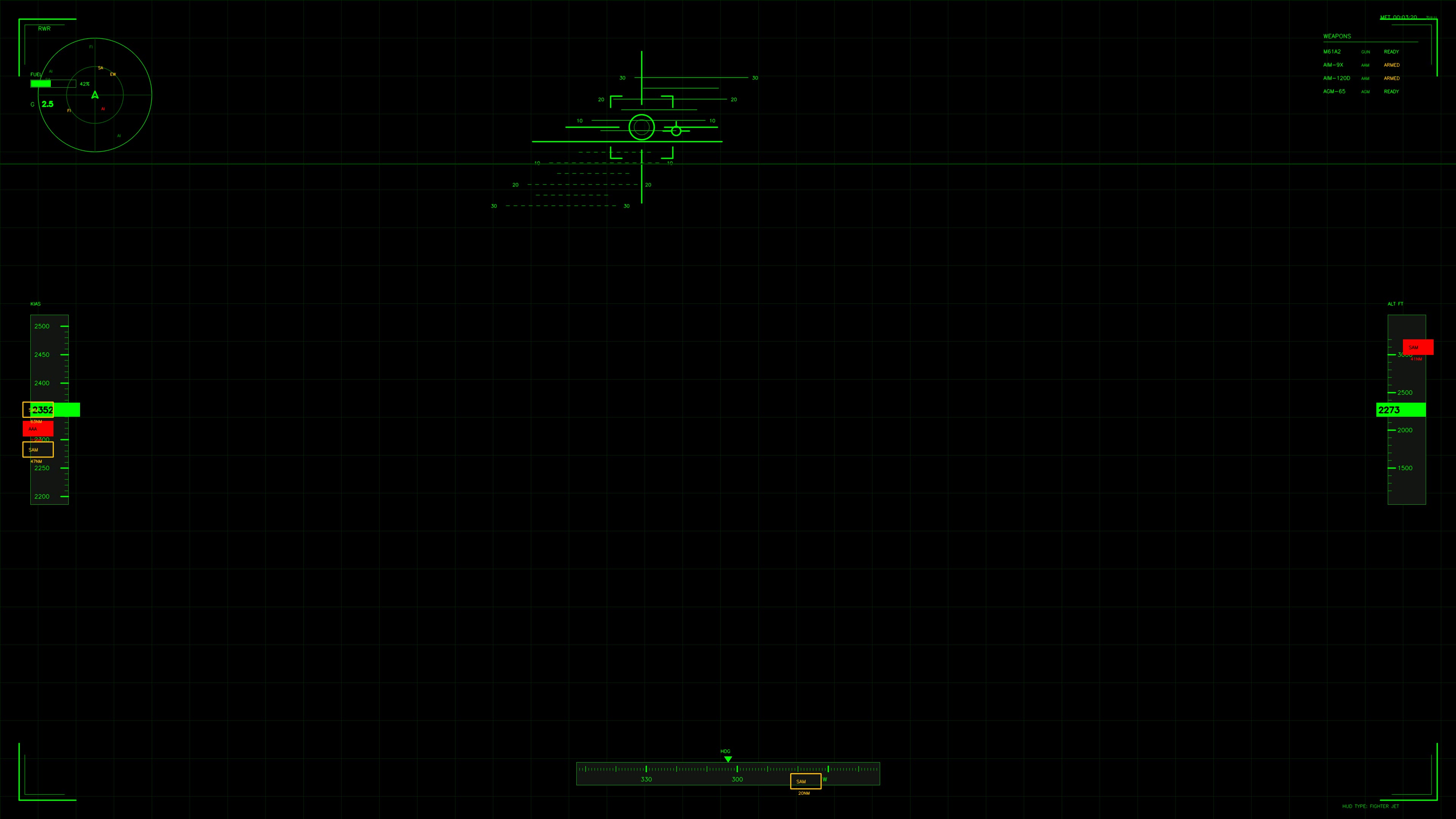 Military hud animation for science fiction production featuring war stock footage effects on a black background