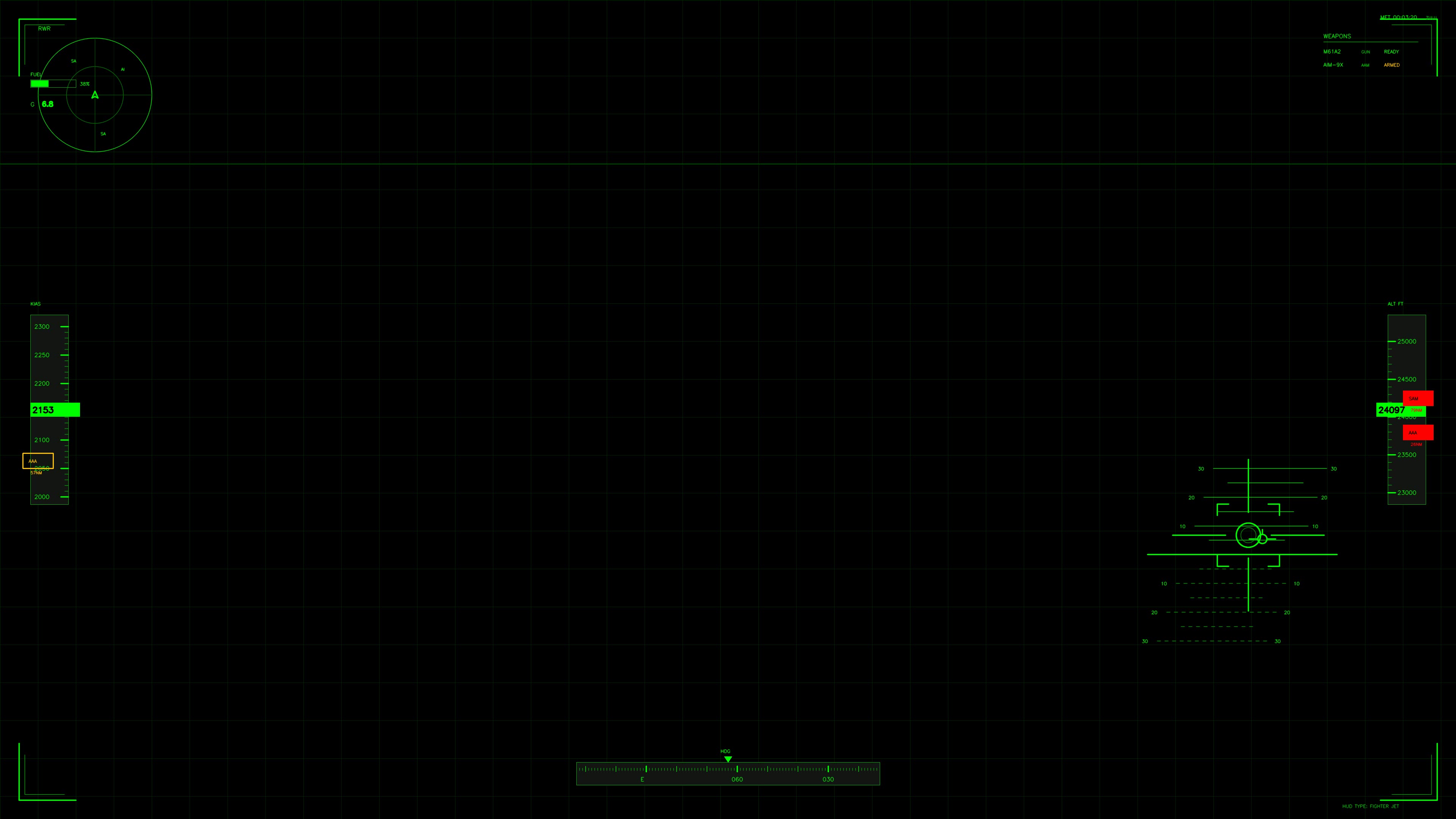 Military gui war stock footage with hud animation for science fiction production in dark setting