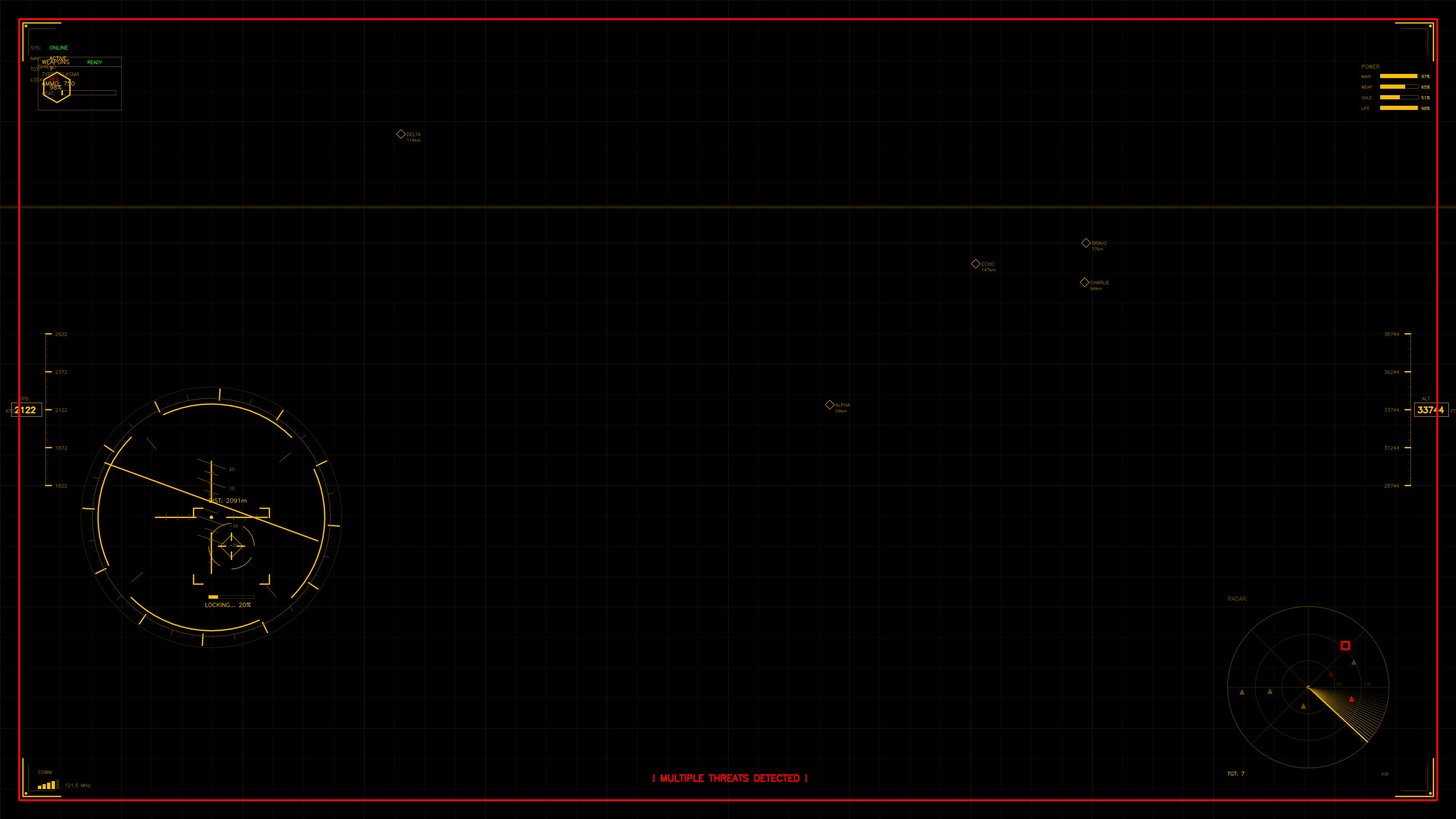 Military graphical user interface war stock footage for science fiction video production featuring detailed HUD animations