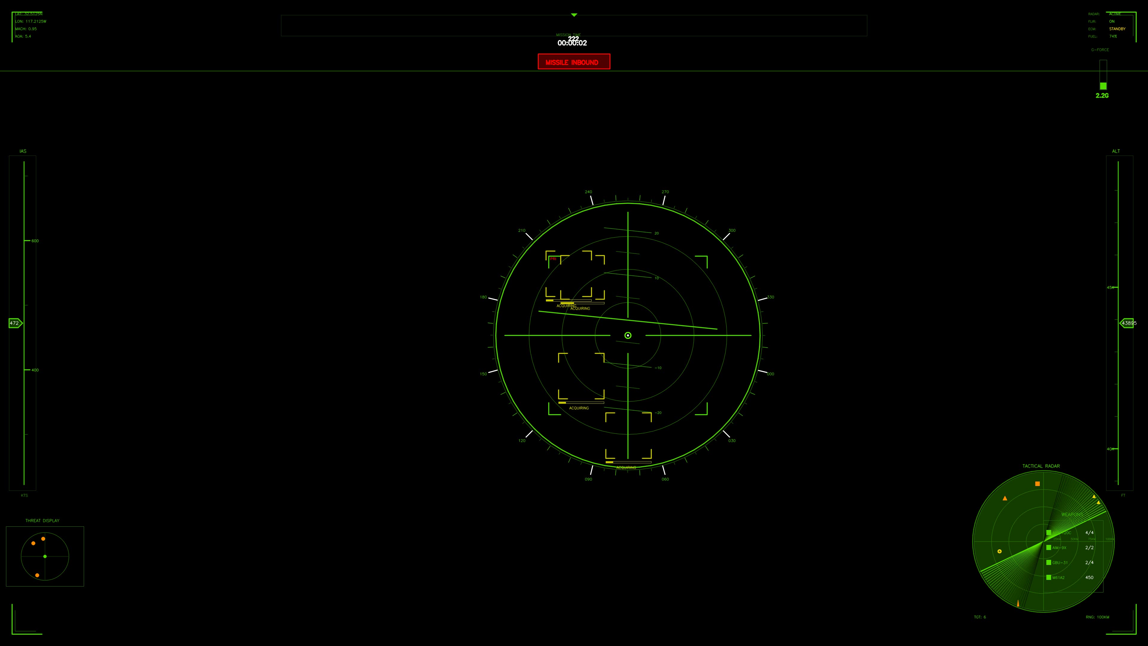 Military gui war stock footage hud animation for science fiction production featuring advanced tracking and target display on black background