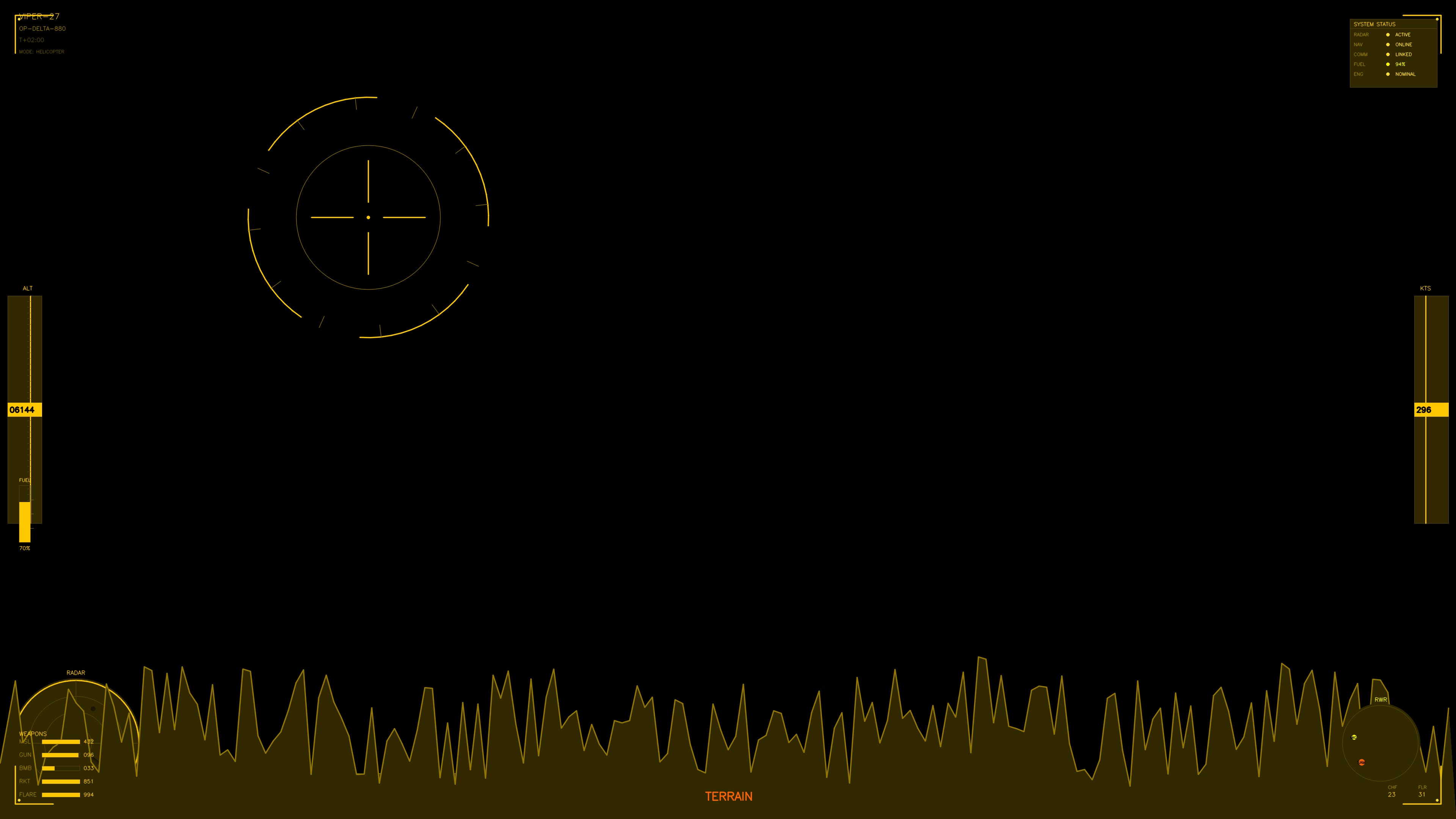 Military gui war stock footage hud animation for science fiction production with targeting interface and data display