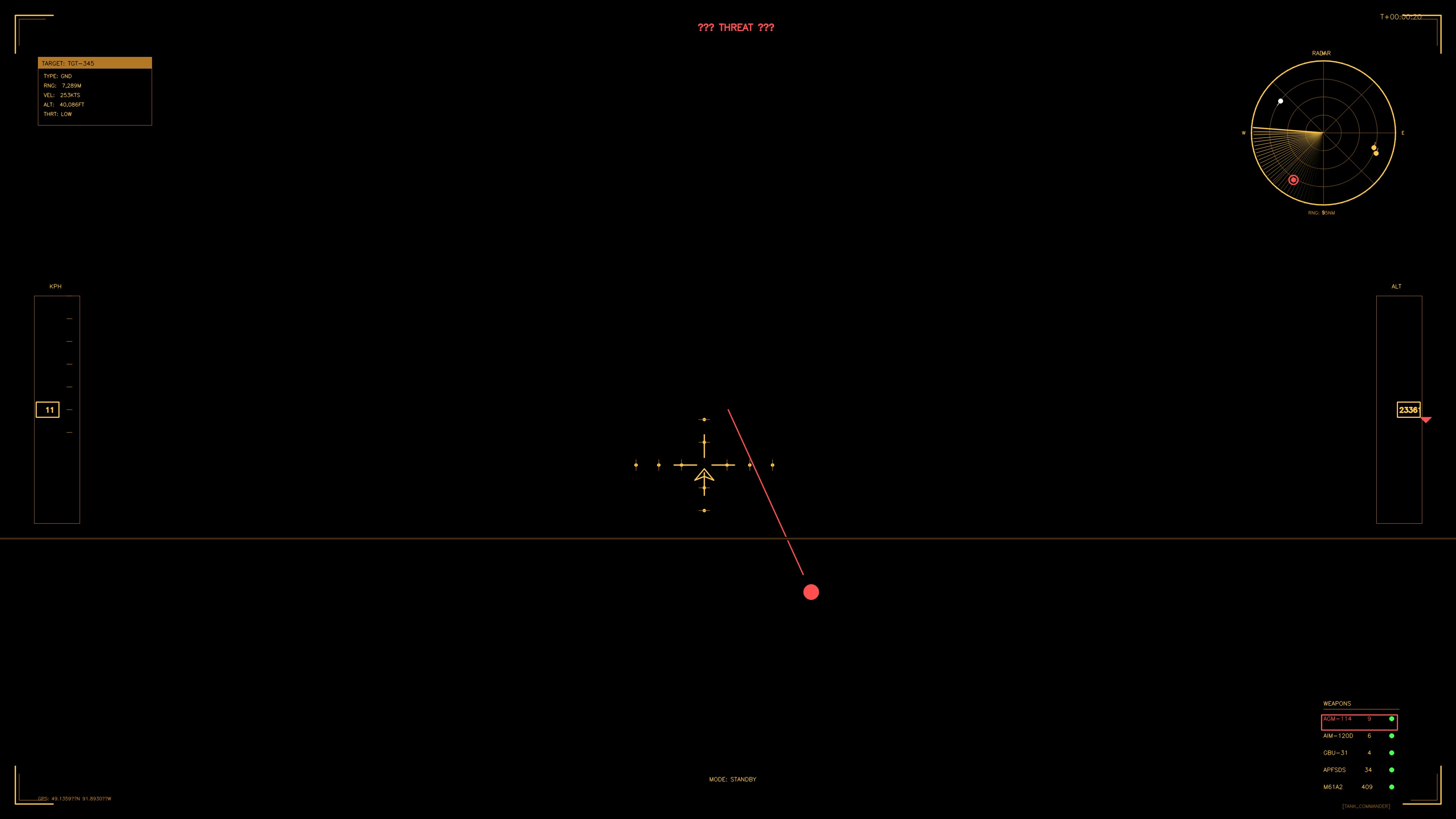 Military gui war stock footage hud animation for science fiction production featuring target acquisition and tracking elements