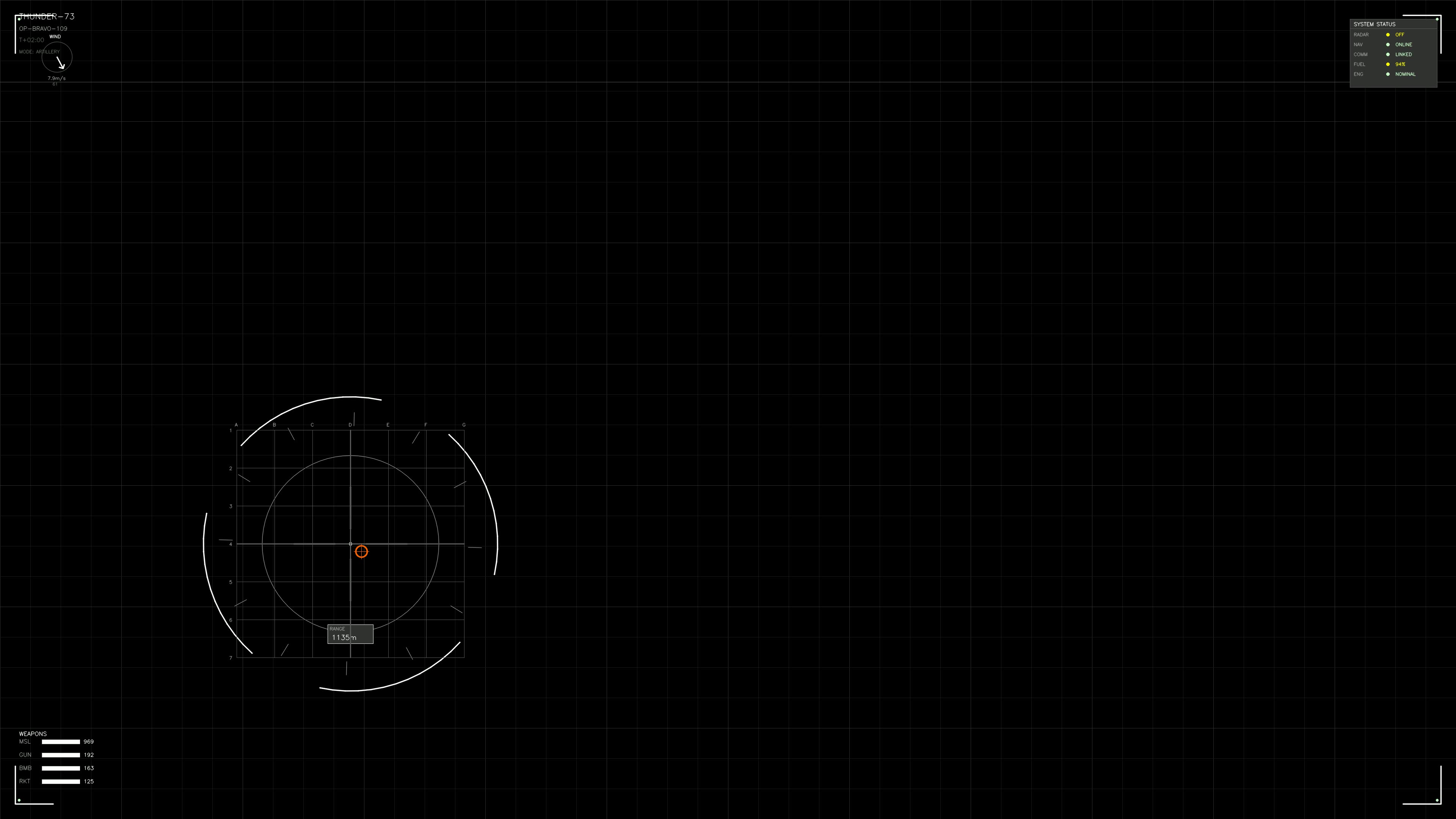 Military gui war stock footage hud animation suitable for science fiction production involving tactical movement and monitoring