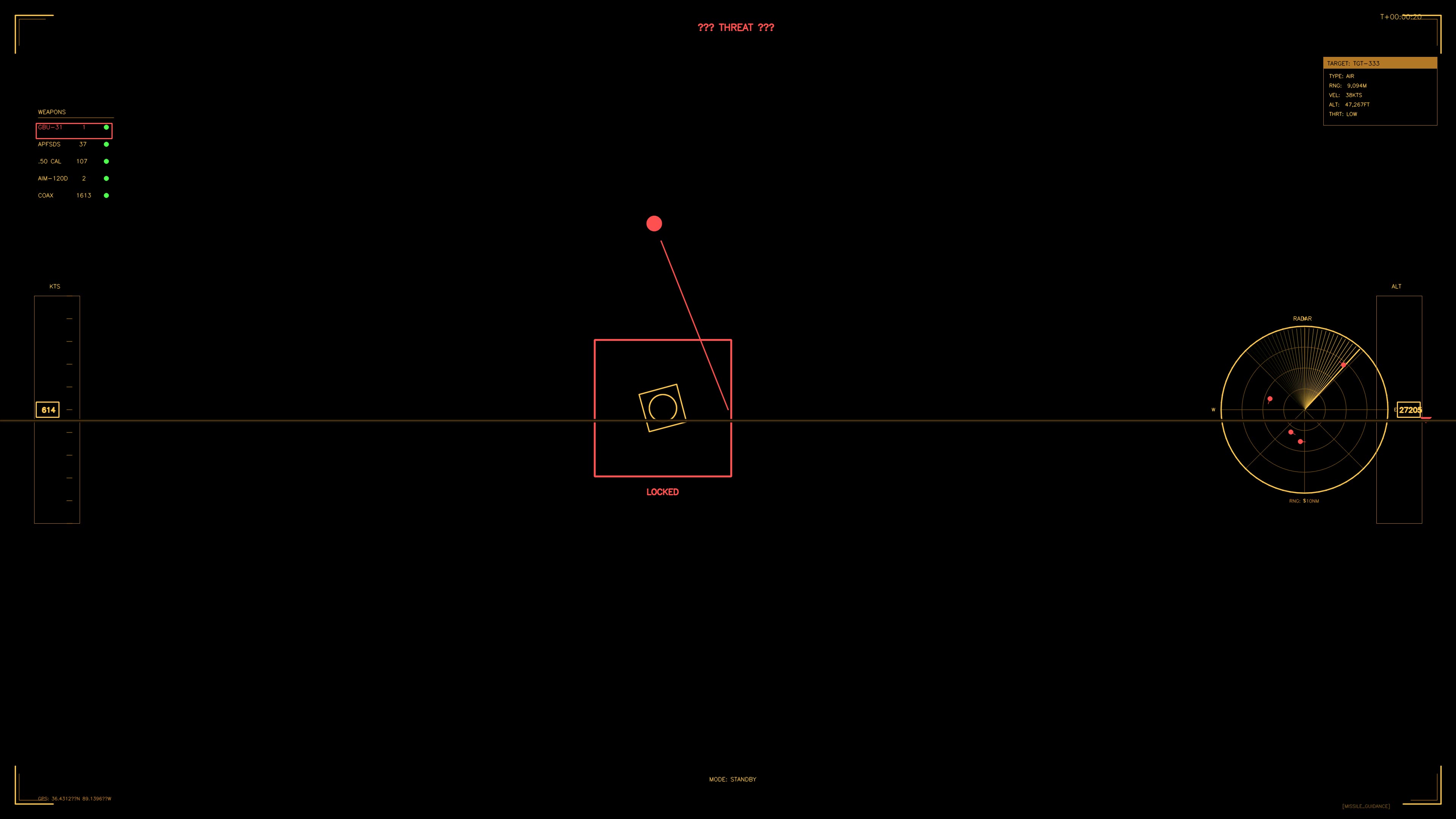 Military gui war stock footage showing hud animation for science fiction production set in a dark environment
