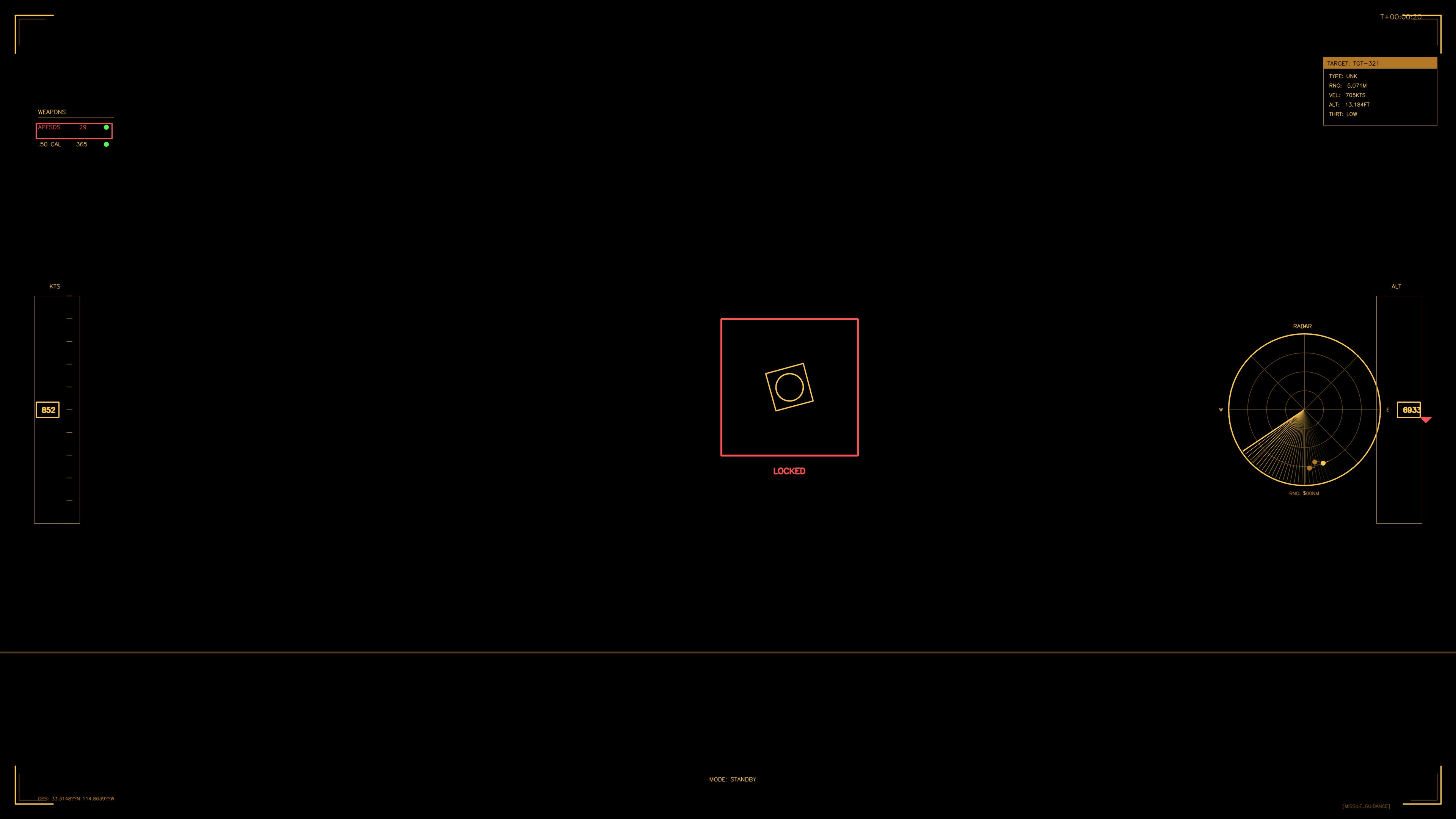 Military gui war stock footage hud animation suitable for science fiction production in virtual environment