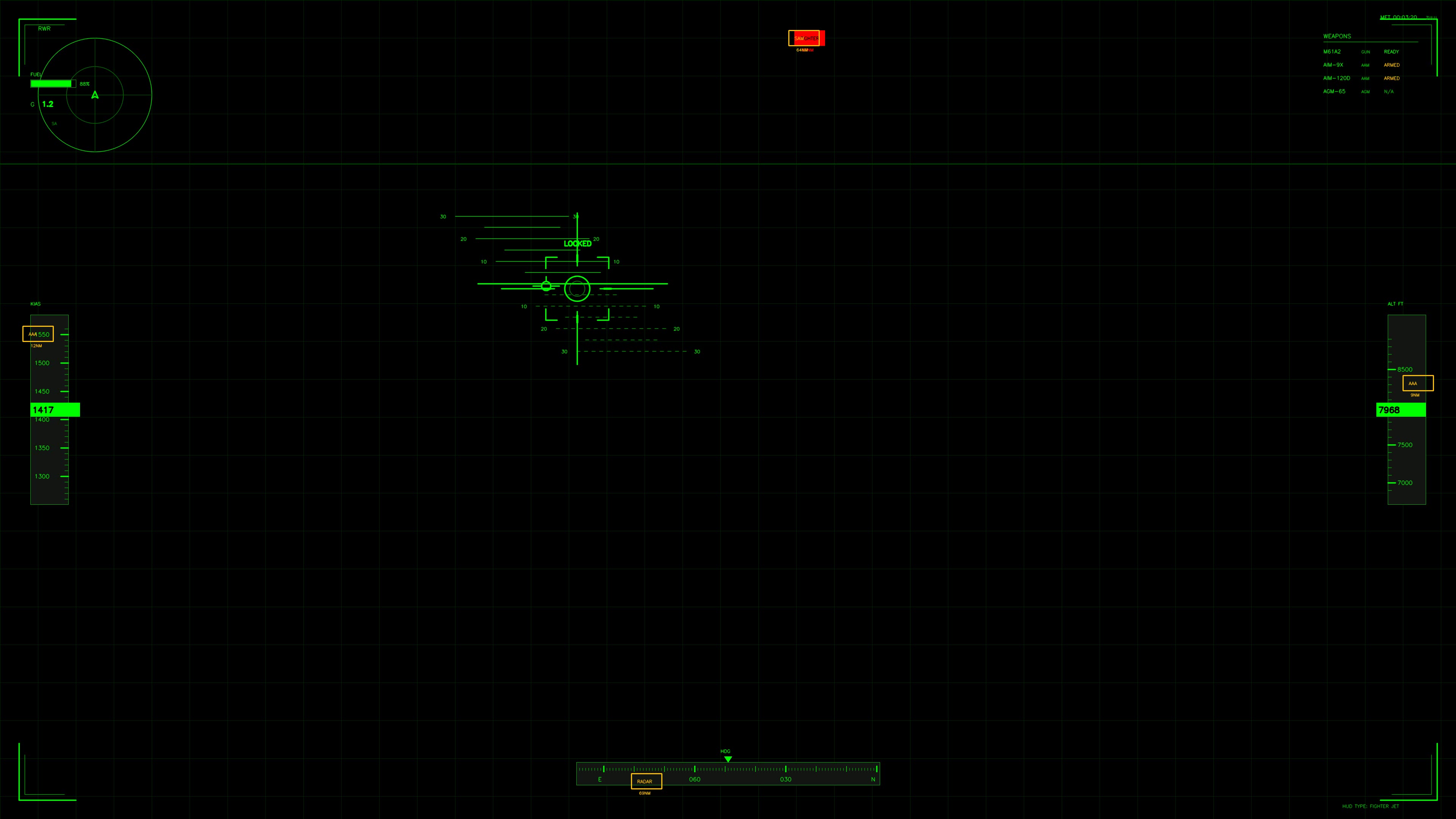 Military gui war stock footage hud animation for science fiction production used in digital media and video games