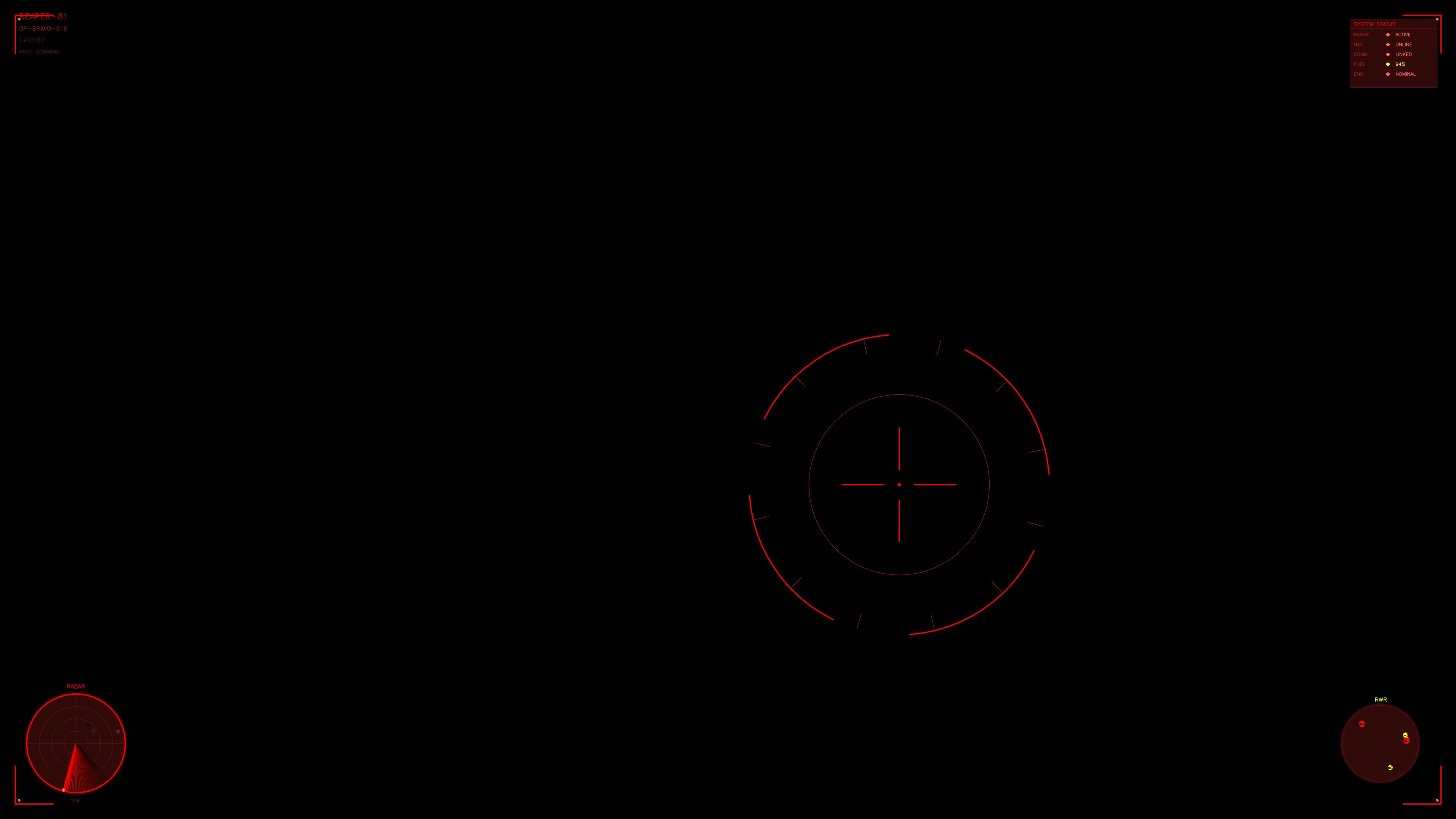 Military gui war stock footage hud animation for science fiction production features targeting interface for tactical operations