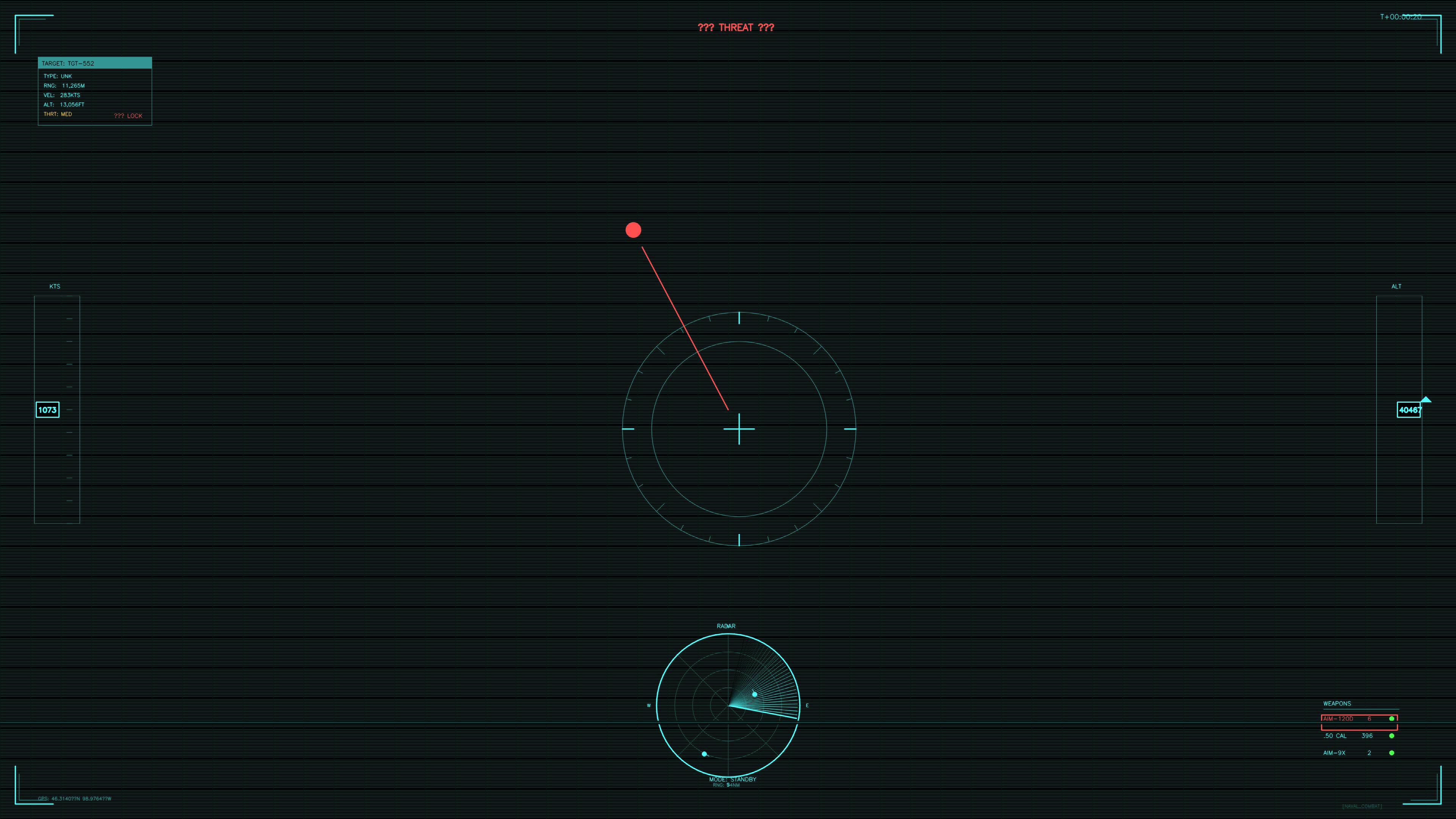 Military gui visual for war stock footage used in science fiction production showcasing various digital elements and data displays