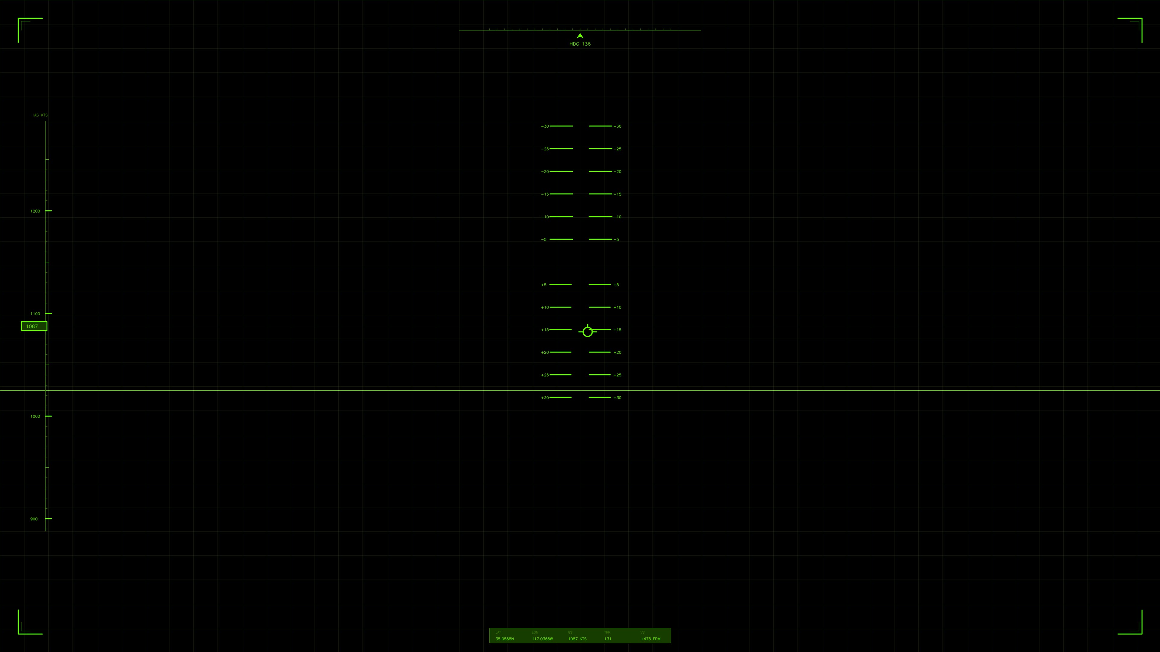 Military gui war stock footage hud animation for science fiction production showing tactical display with various data points and settings