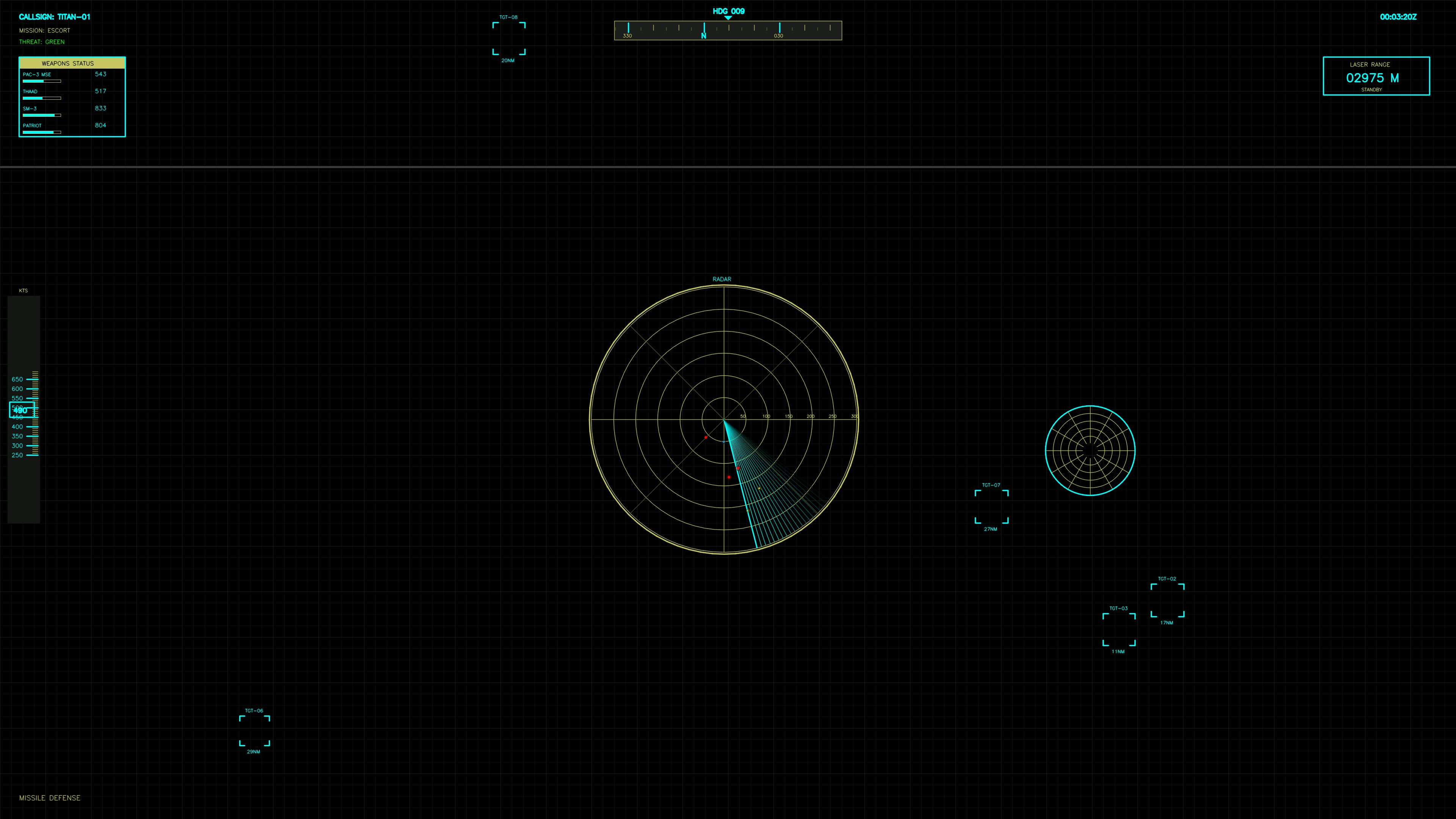 Military gui war stock footage with hud animation for science fiction production showcasing radar screen and data display