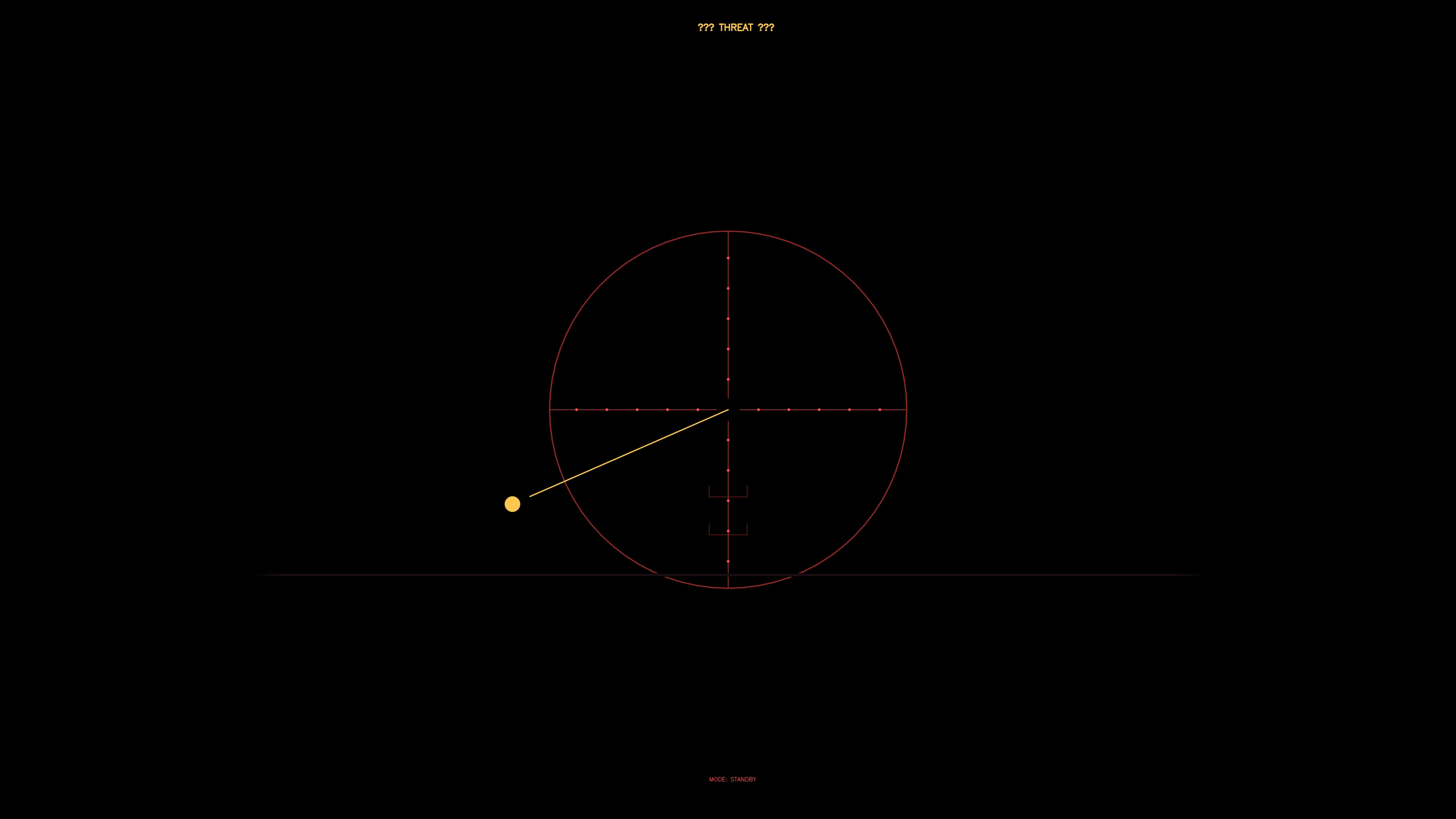 Military gui war stock footage for sci-fi projects with hud animation in dark setting showing radar tracking