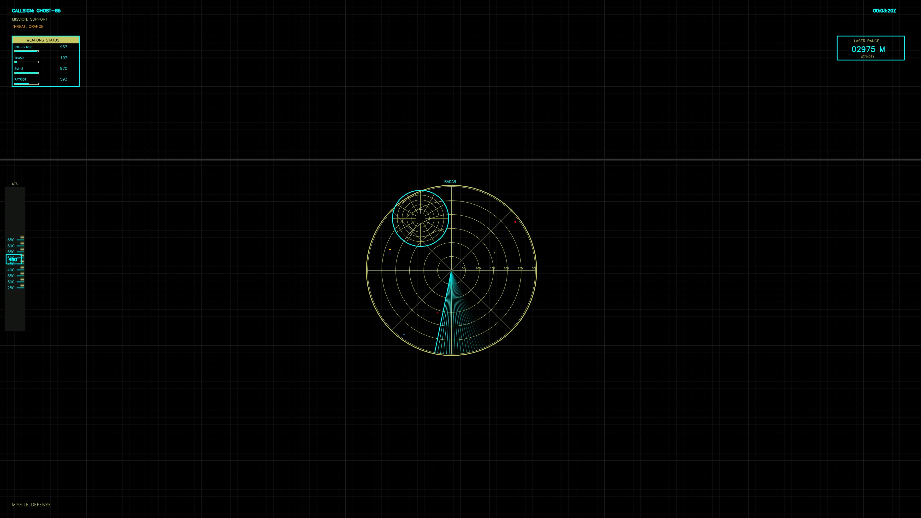 Military gui war stock footage hud animation for science fiction production featuring radar display and tracking systems in dark setting