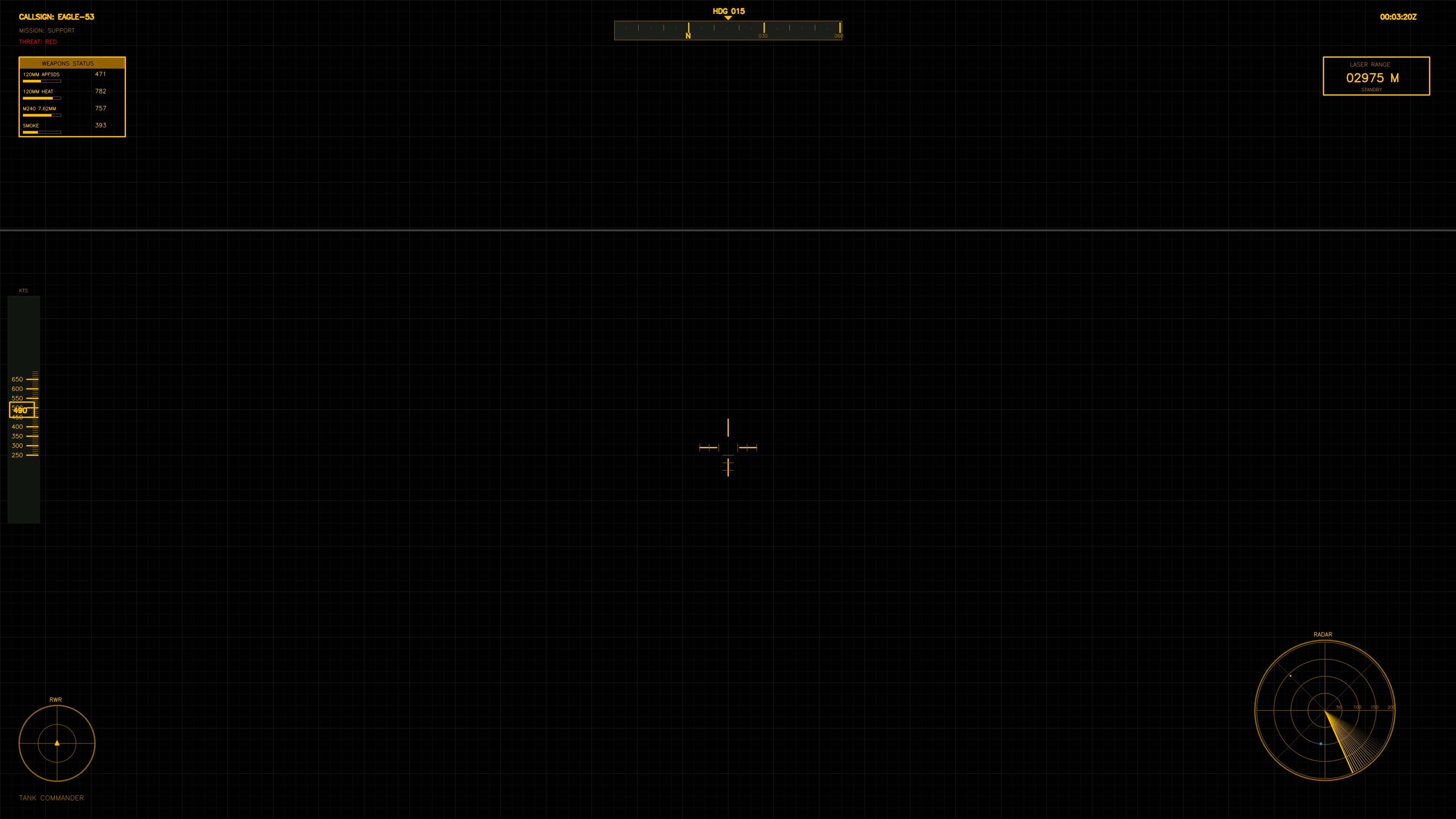 Military gui war stock footage hud animation for science fiction production with detailed graphics and data display
