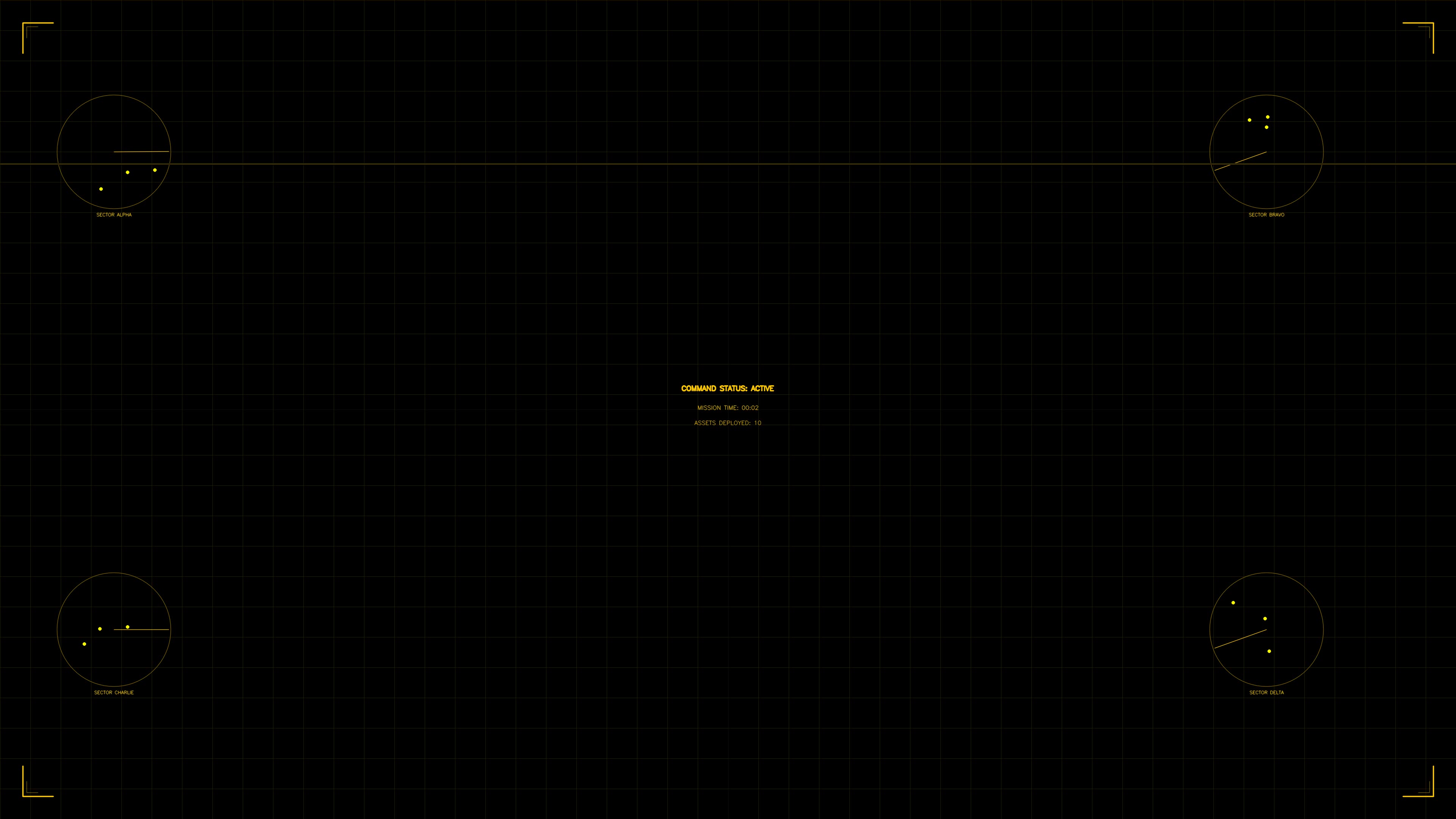 Military gui war stock footage hud animation for science fiction production with clear graphic overlay elements and data displays