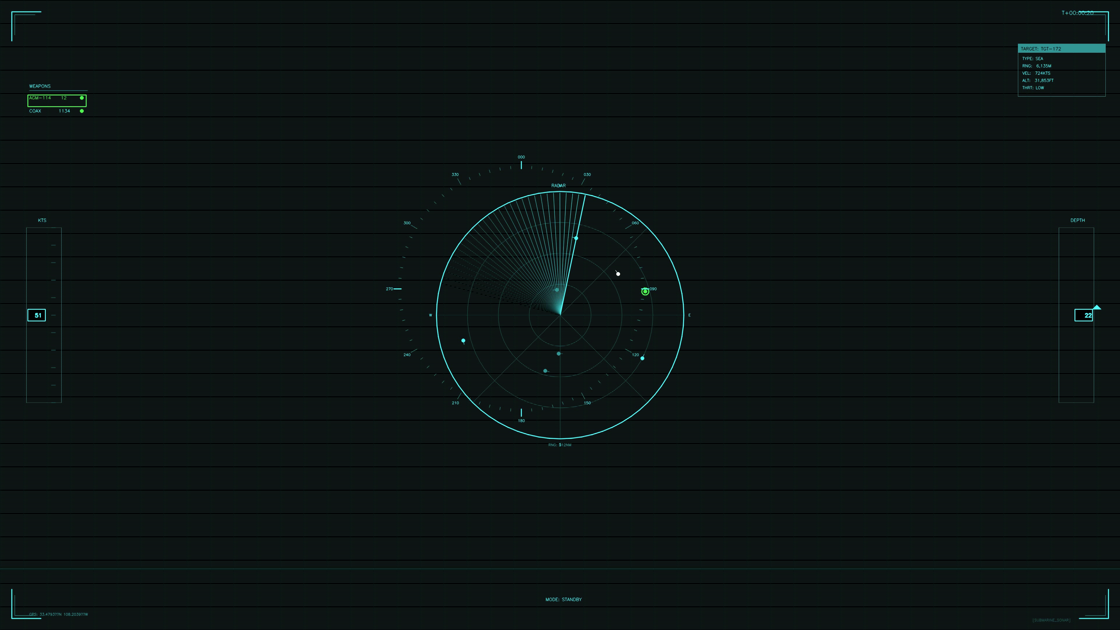 Military gui war stock footage with hud animation for science fiction video production in a digital format