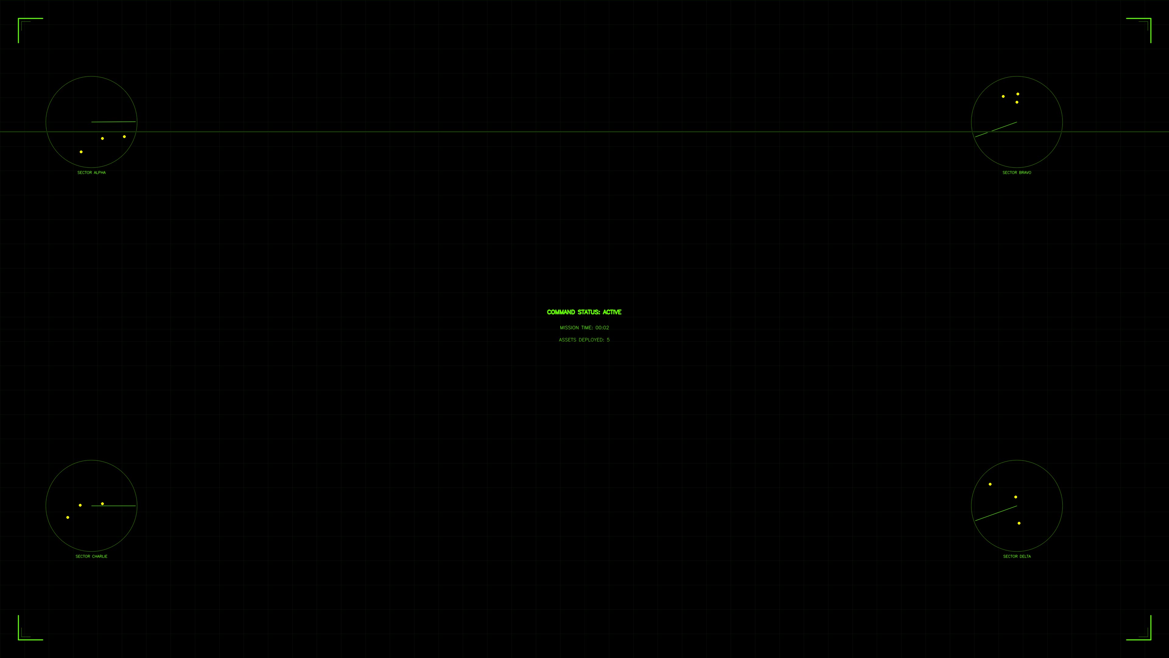 Military gui war stock footage hud animation for science fiction production featuring data display and radar indicators