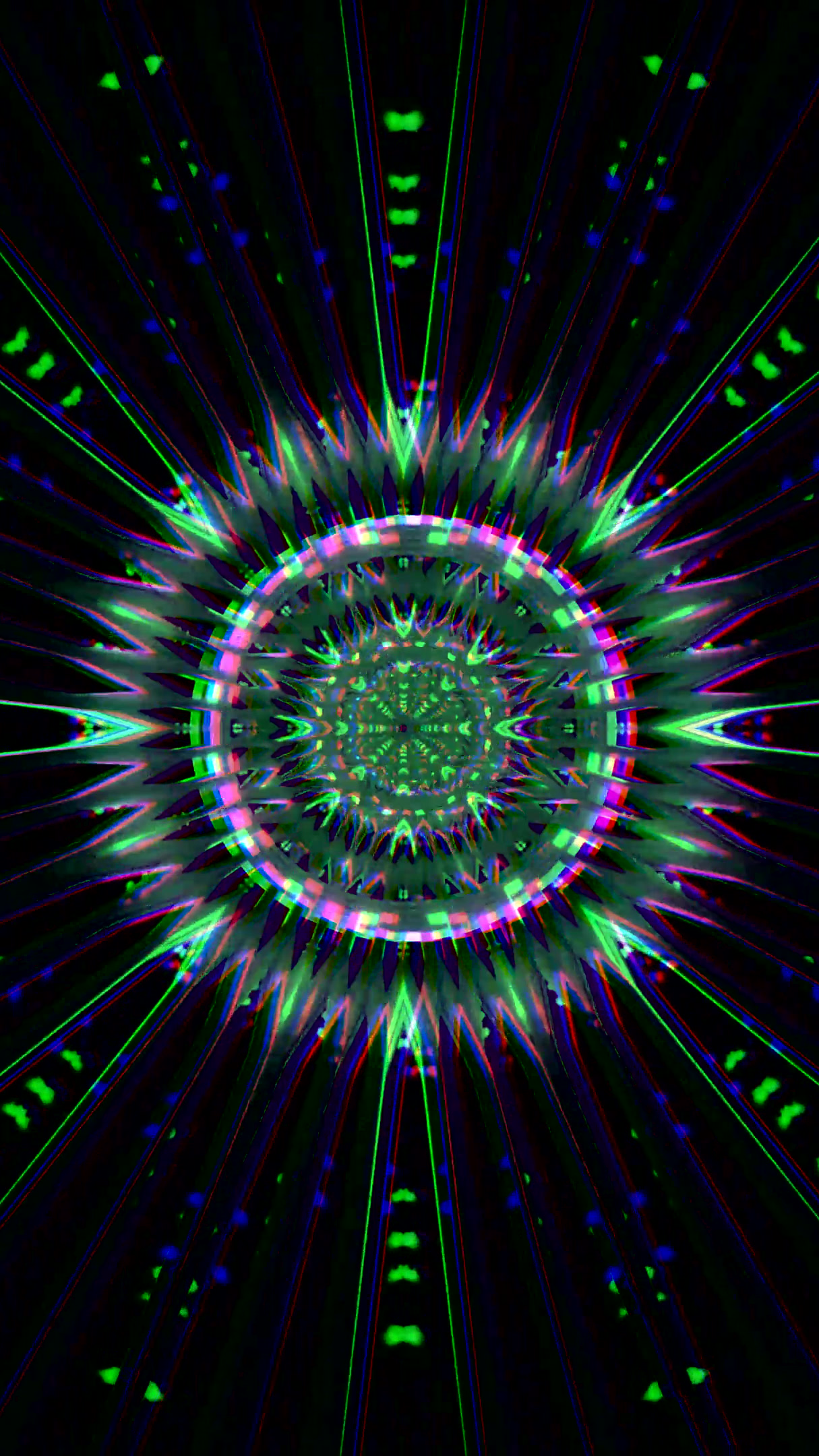 Mesmerizing tunnel video loop with vibrant colors and dynamic movement creating a hypnotic experience for viewers