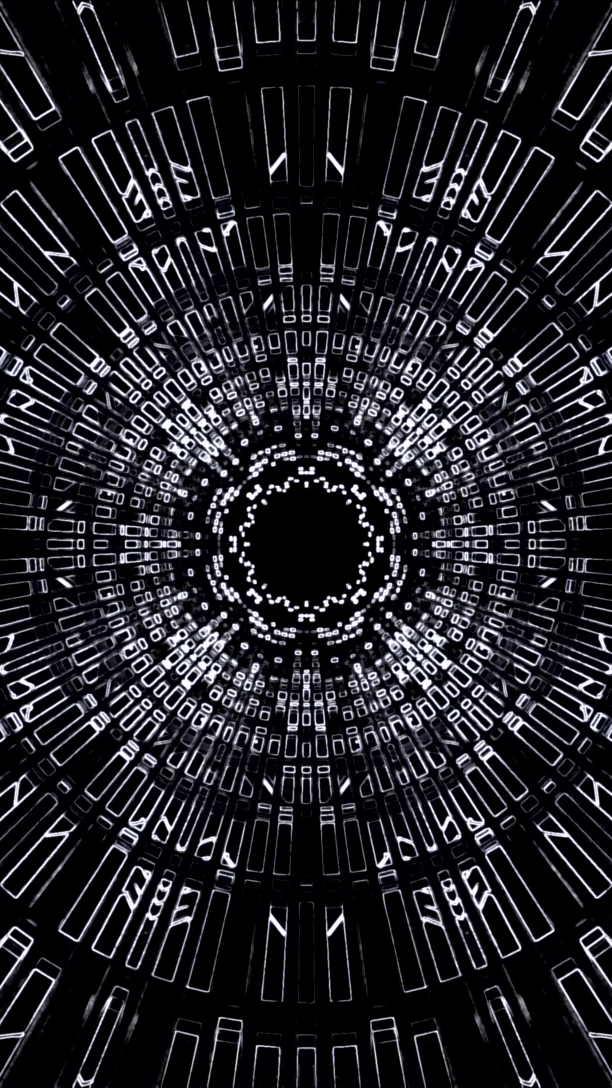 Tunnel video vj loop screensaver creates a seamless visual experience with dynamic patterns and motion effects