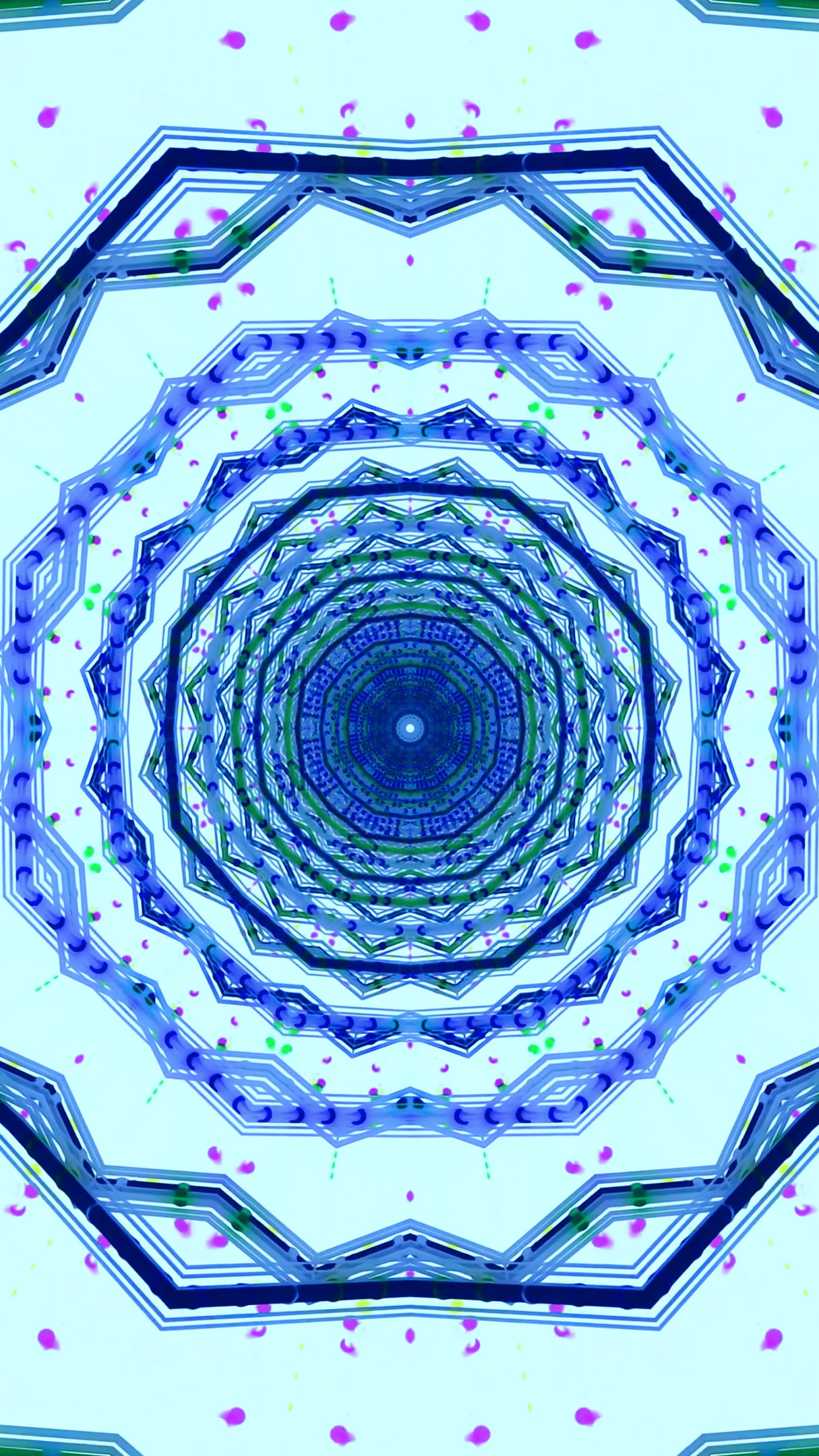 Eye-catching tunnel video loop designed for screensavers with seamless motion and vibrant colors enhancing visual experience