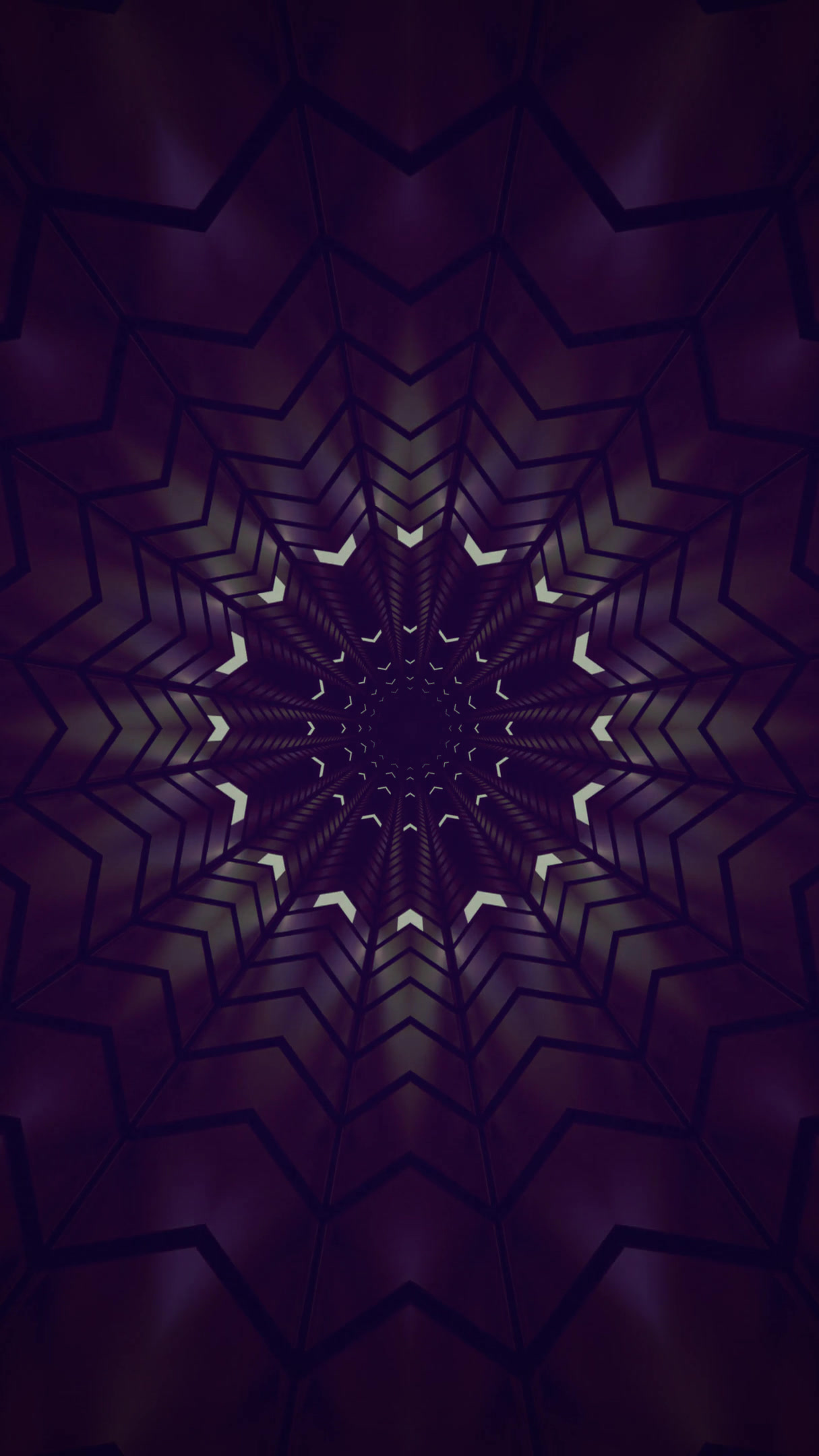 Vibrant tunnel video vj loop screensaver with seamless movement f