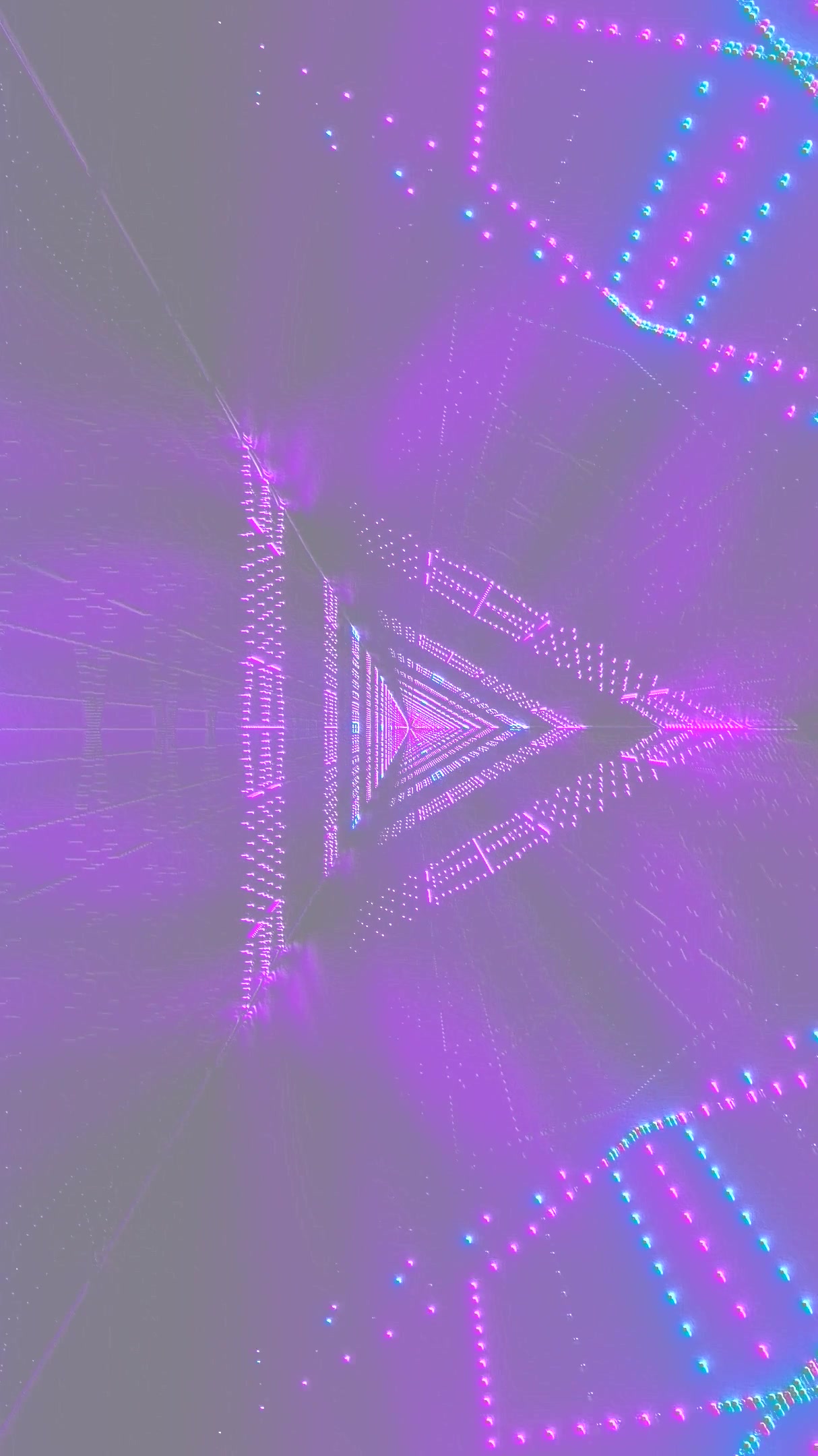 Colorful tunnel video loop with bright lights creating a vibrant atmosphere for screensavers and visual displays