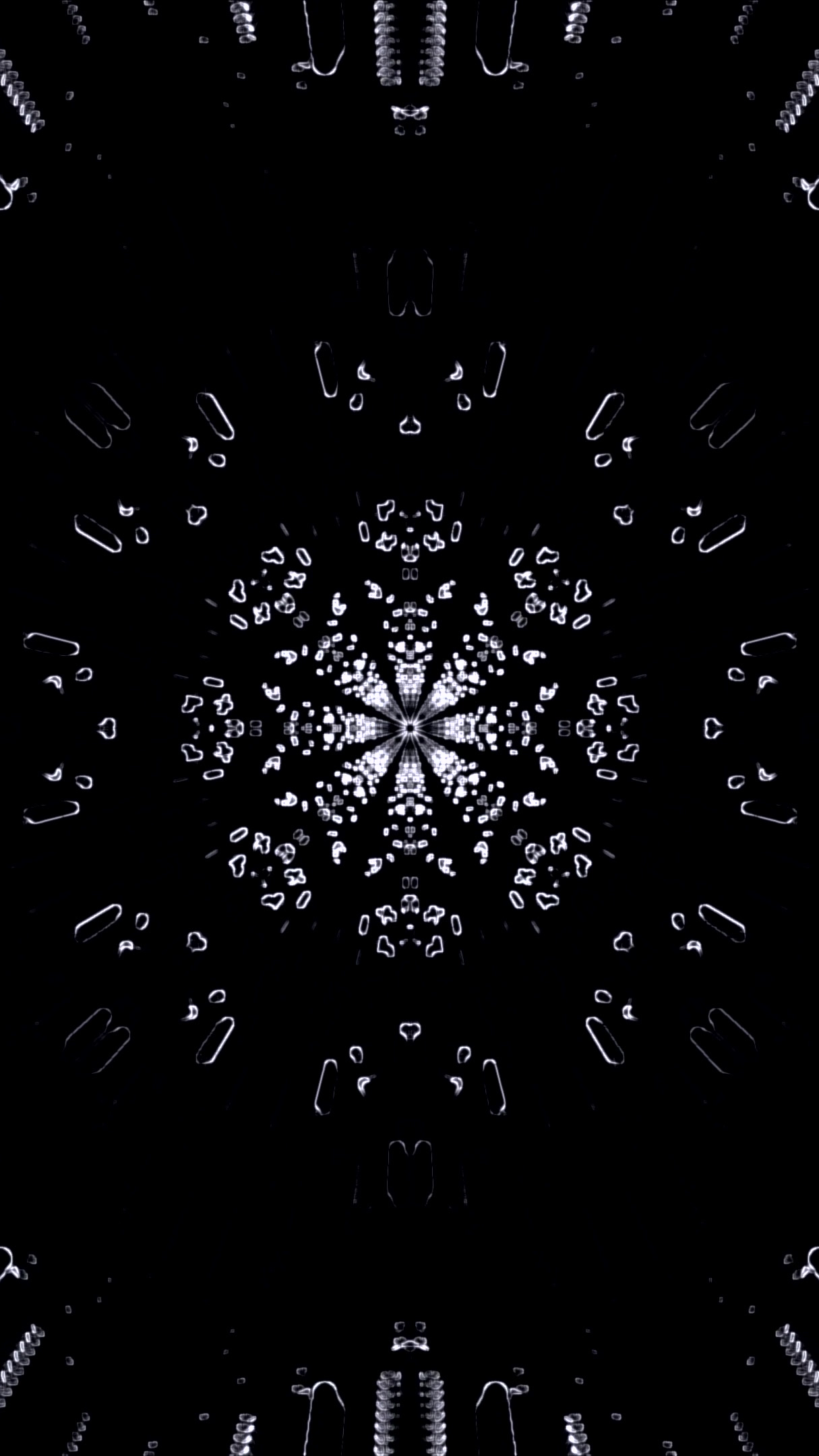 Seamless tunnel video vj loop for immersive screensaver experience