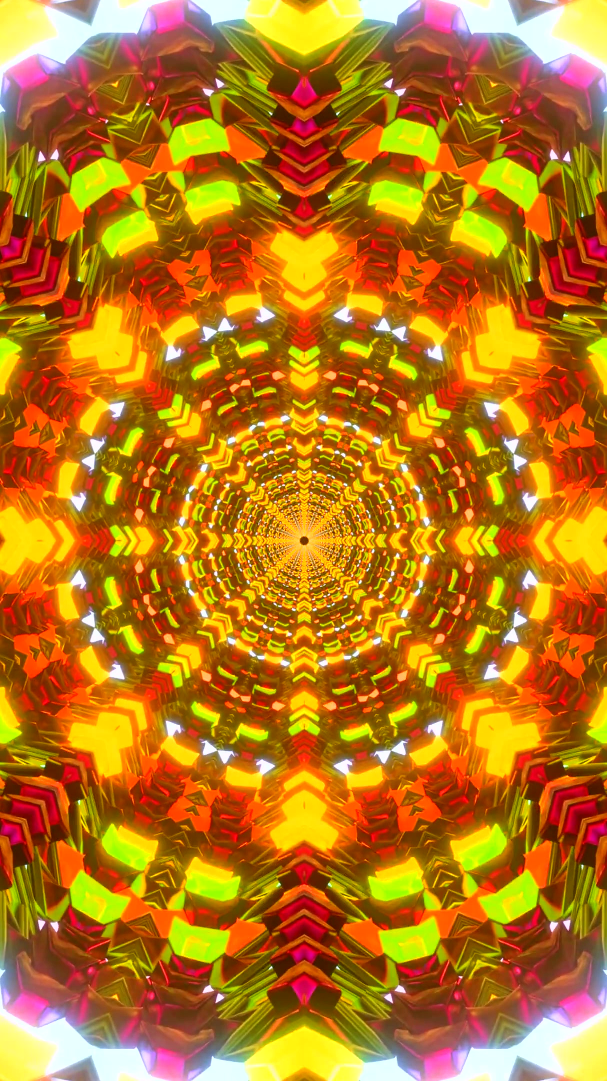 Tunnel video vj loop screensaver offers colorful seamless visuals for mesmerizing viewing experience