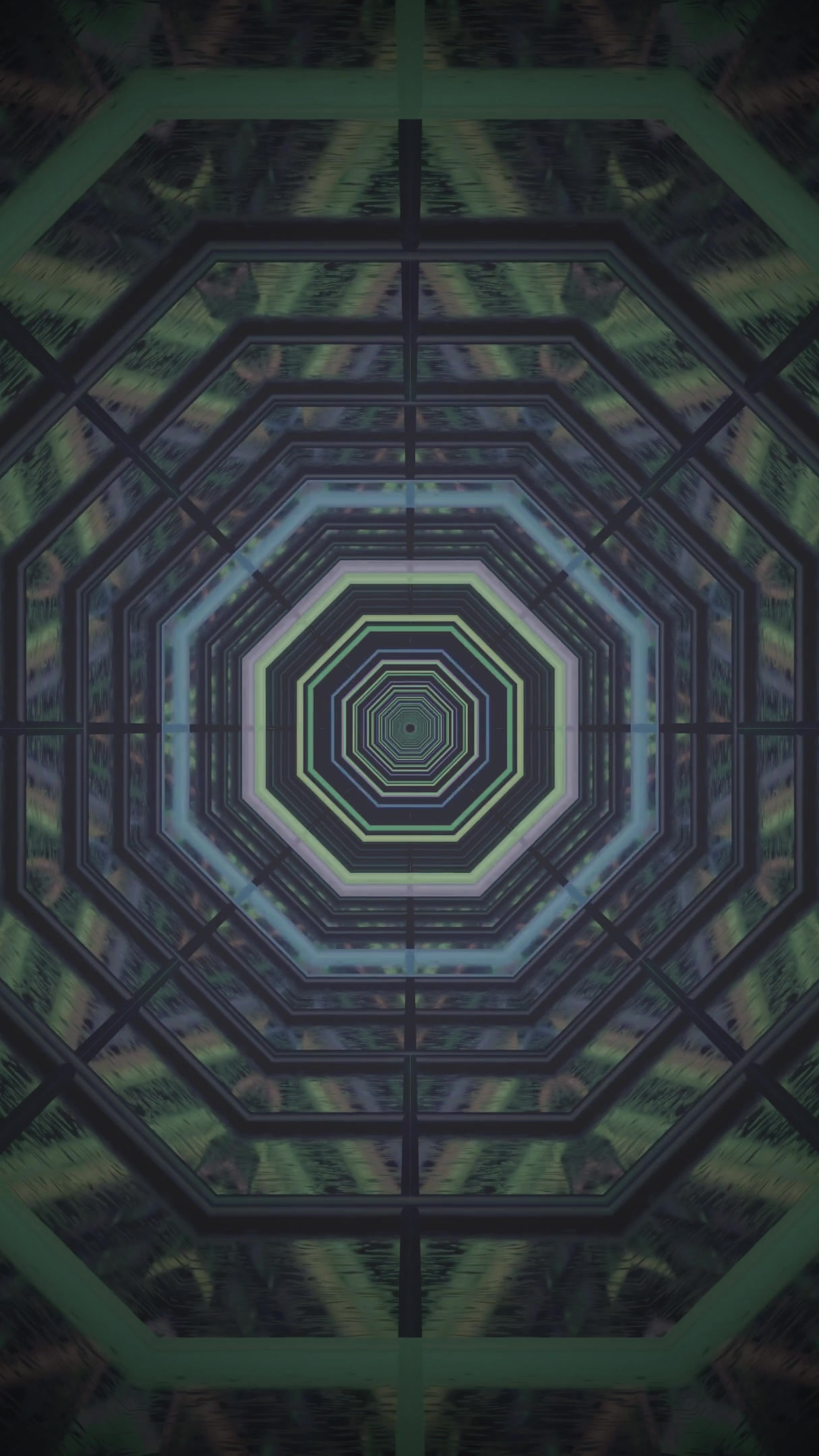 Dynamic tunnel video loop creates an immersive visual experience