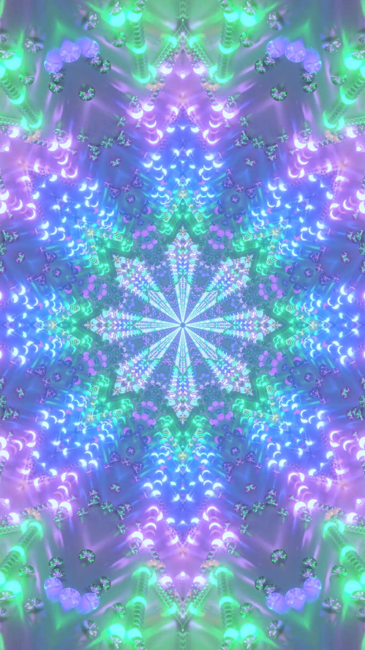 Vibrant tunnel video vj loop screensaver creating a seamless visu