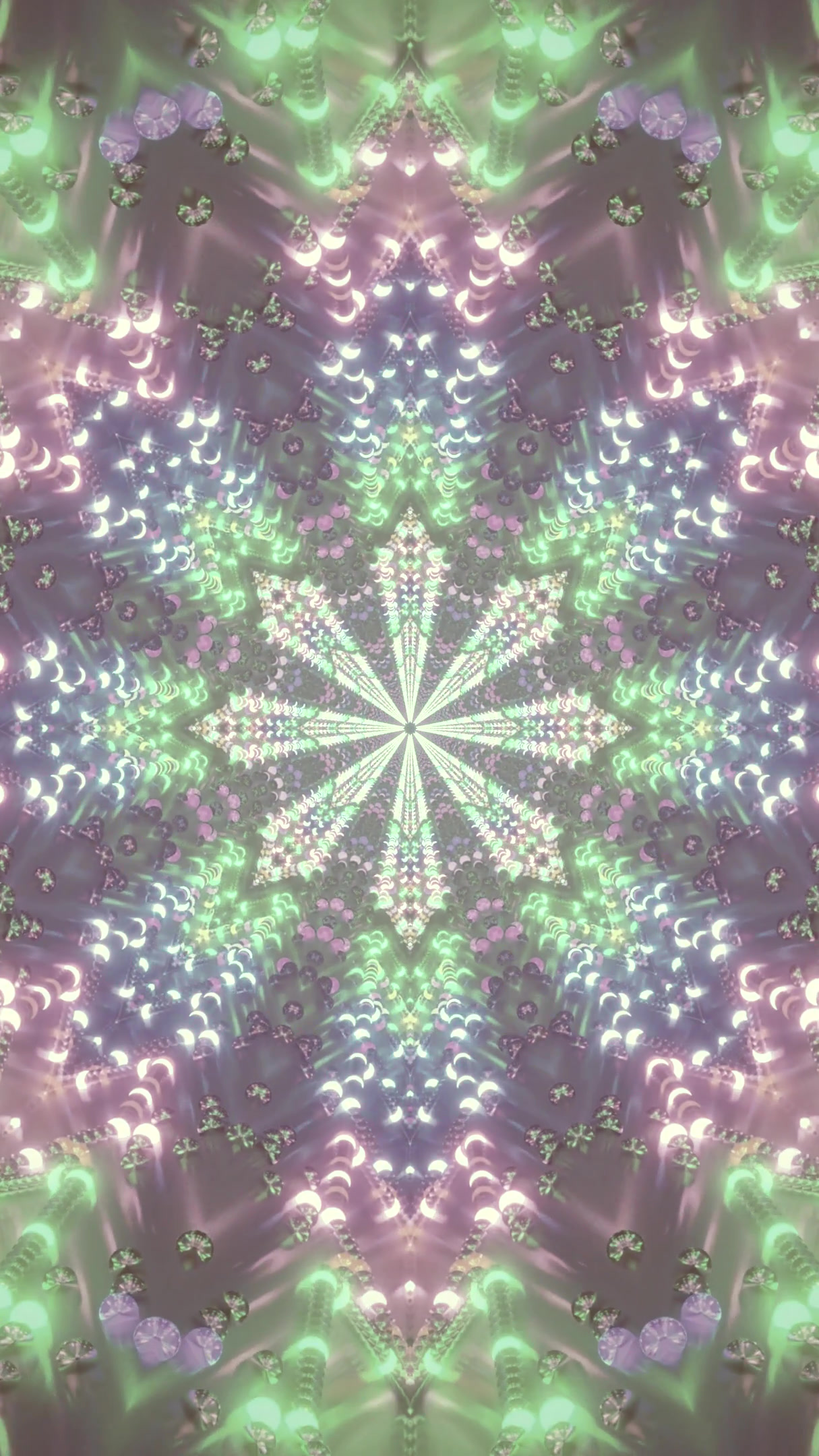 Stunning tunnel loop screensaver creates mesmerizing visual effec