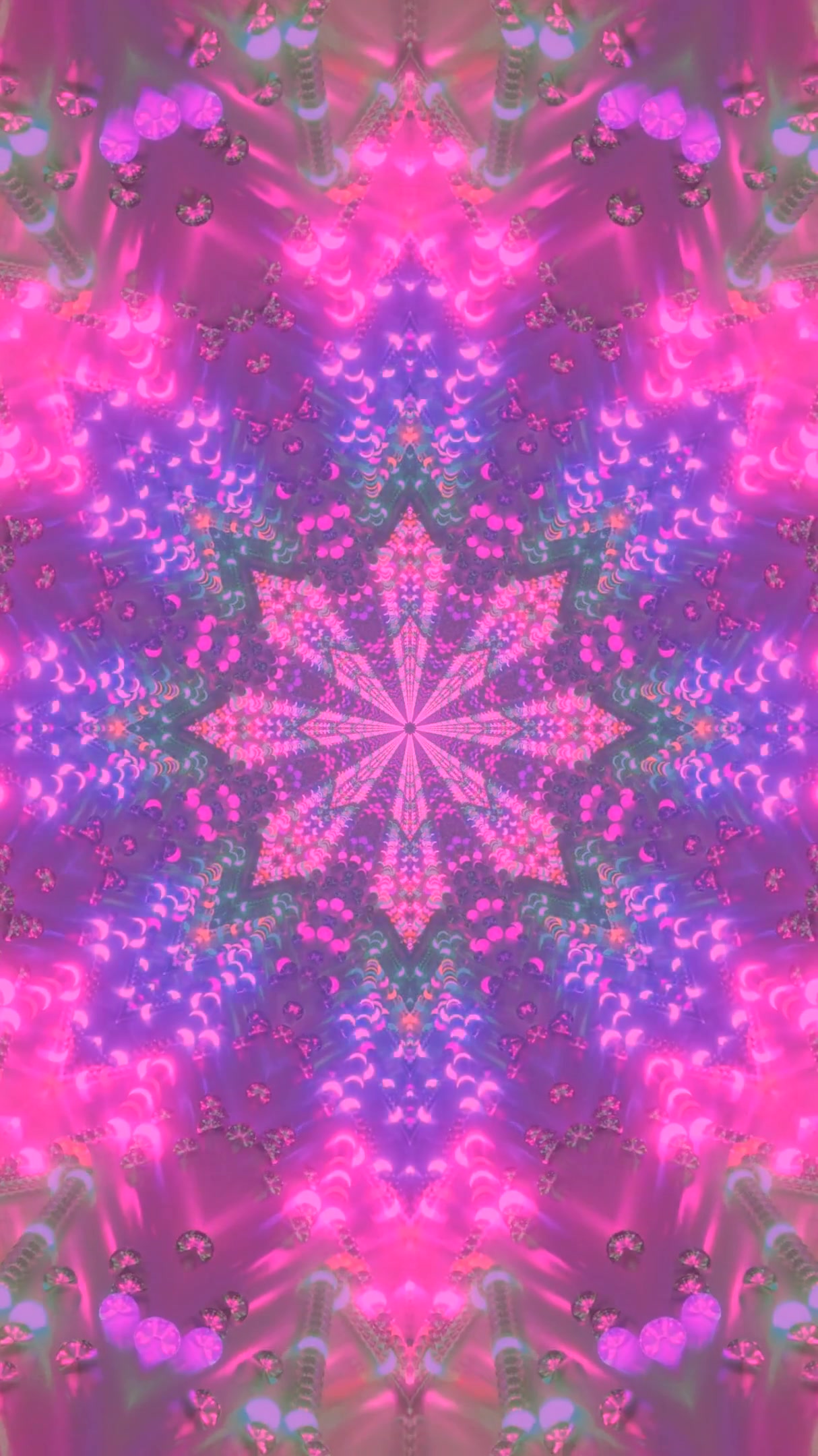 Vibrant tunnel video loop creates a mesmerizing visual experience with seamless motion and rich colors