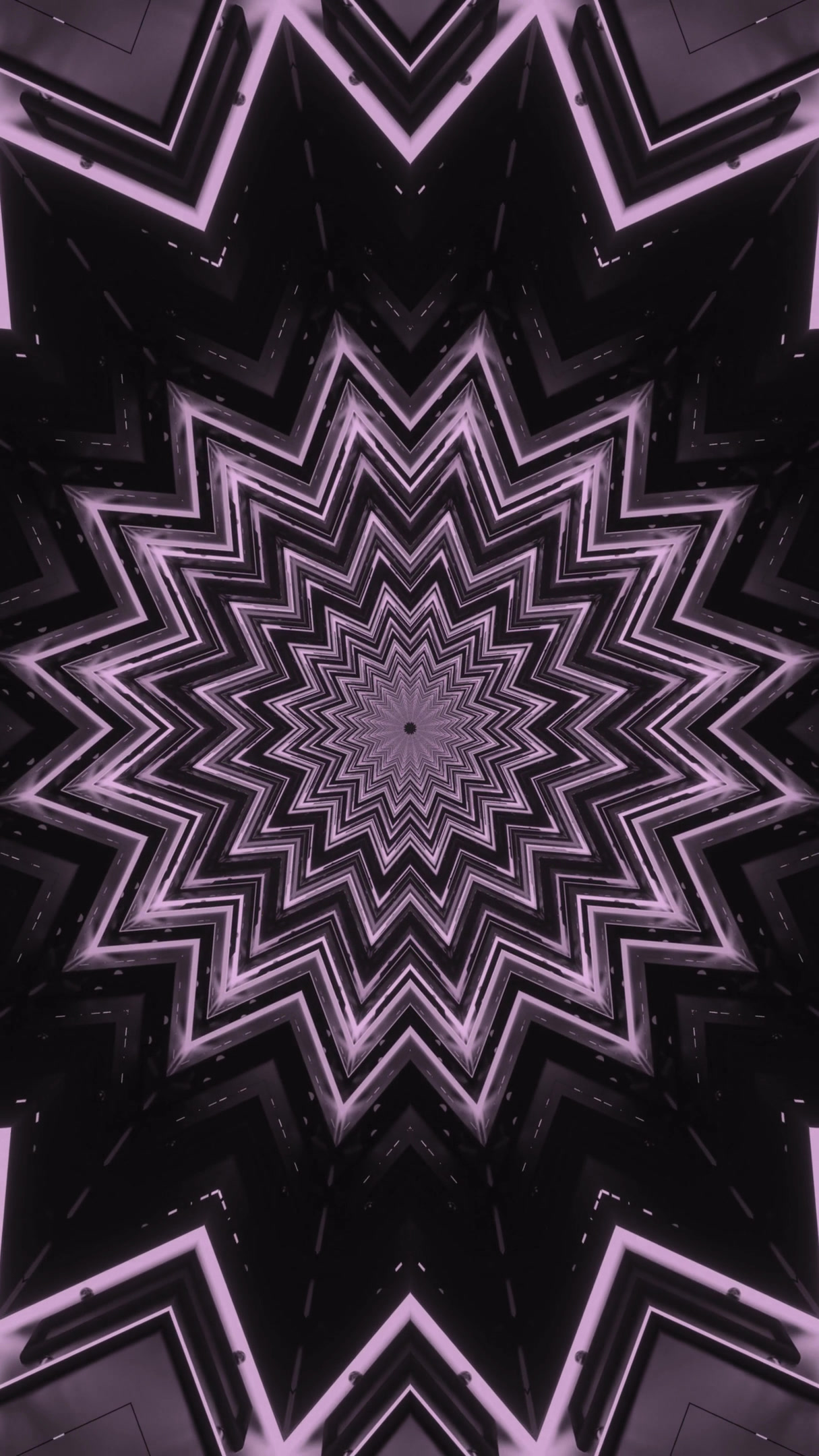 Tunnel video loop creates a mesmerizing visual experience with seamless transitions and vibrant patterns