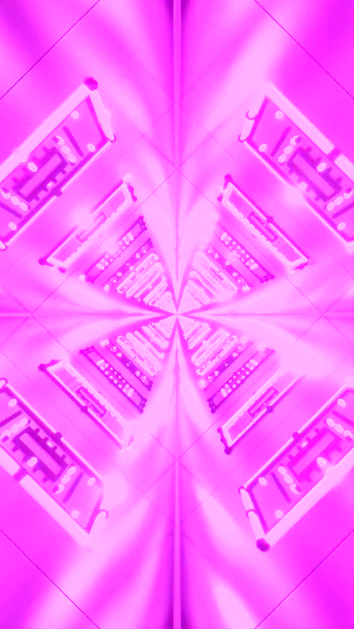 Discover a mesmerizing tunnel video loop featuring vivid pink hues and seamless motion for immersive visual experiences