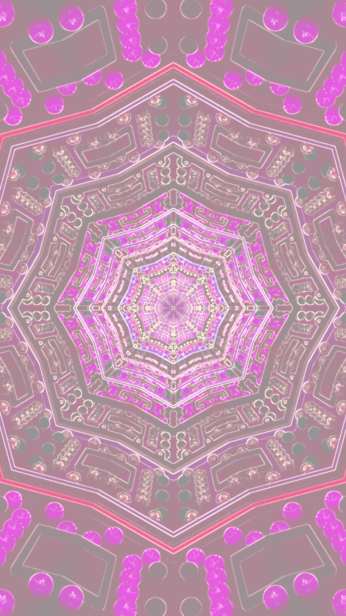 Seamless tunnel video loop creates mesmerizing visual experience for screensaver enthusiasts