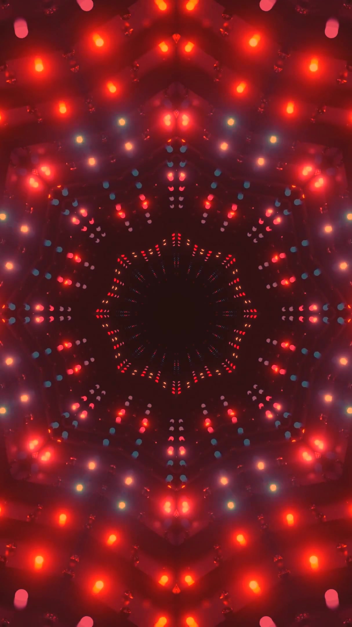 Tunnel video vj loop screensaver creates mesmerizing light patter