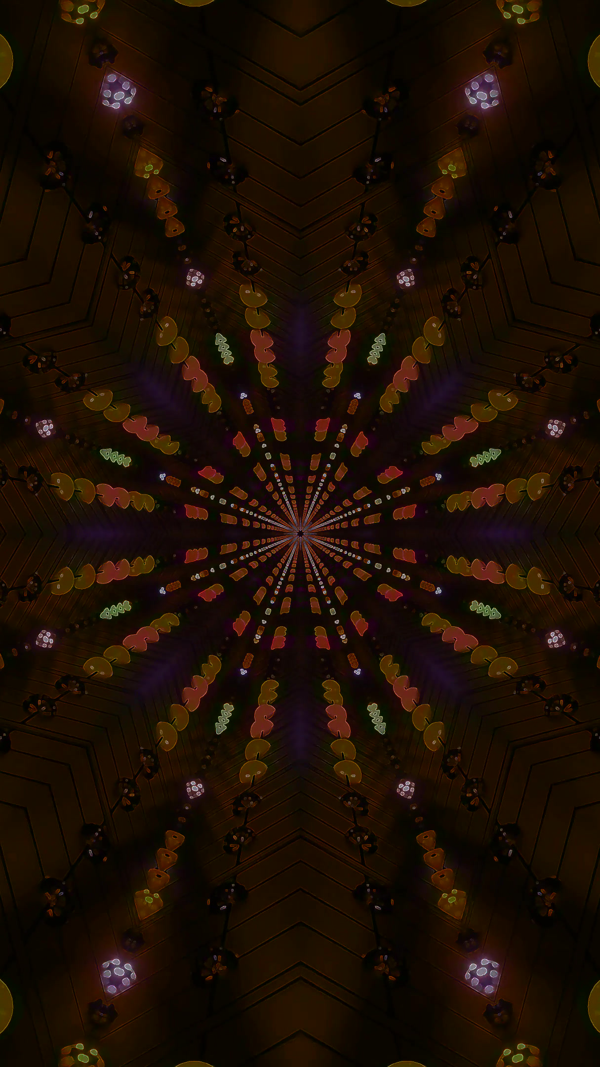 Tunnel video vj loop screensaver creates a mesmerizing seamless f