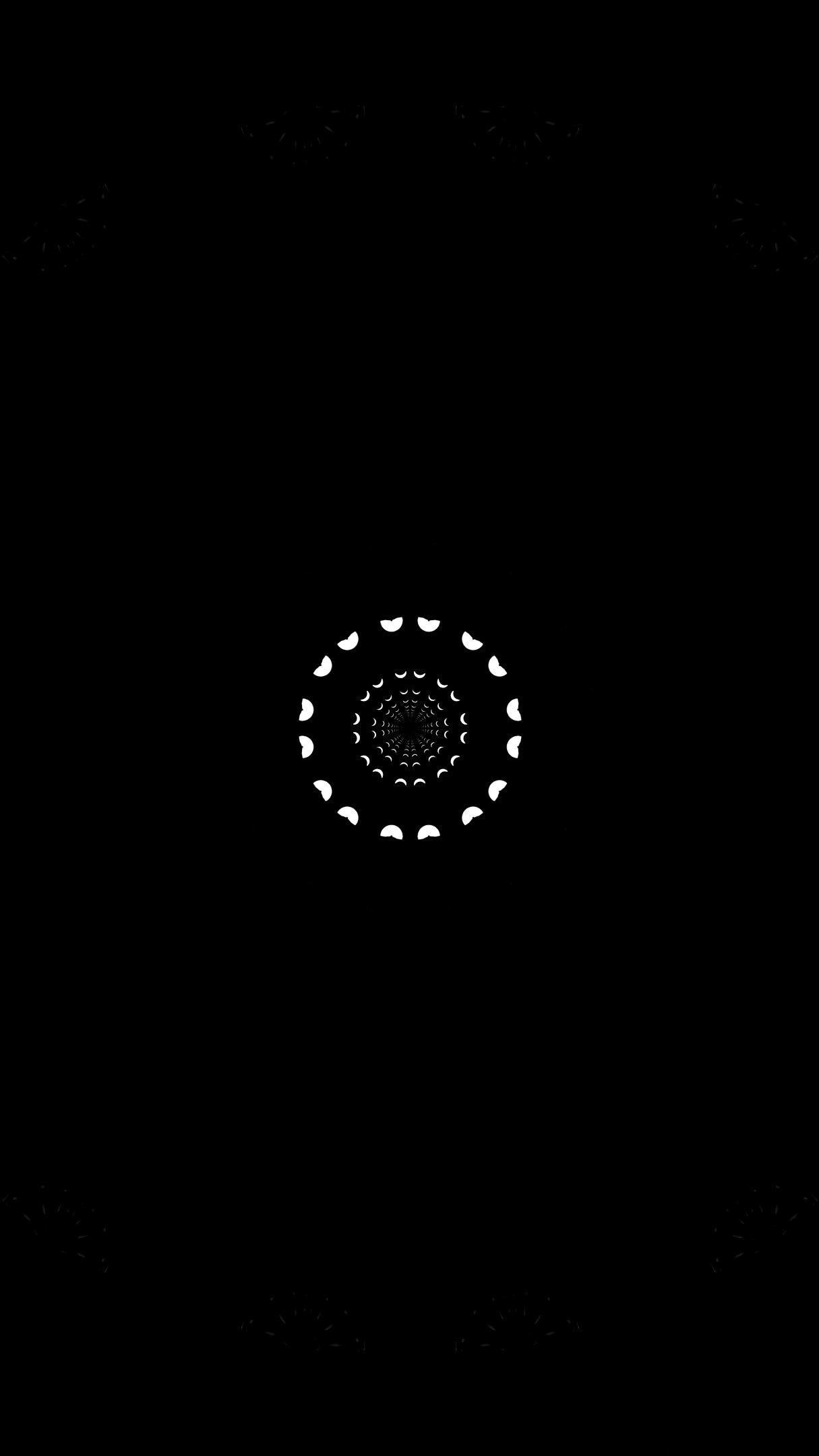 Seamless tunnel video loop creating a captivating visual experience with dynamic patterns and contrasts in black and white