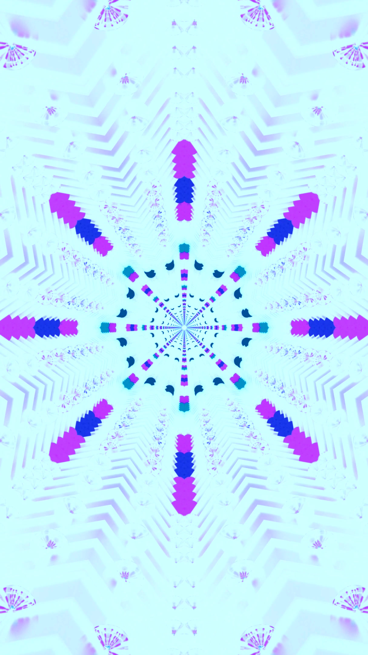 Captivating tunnel effect video loop for modern screens savvy vie