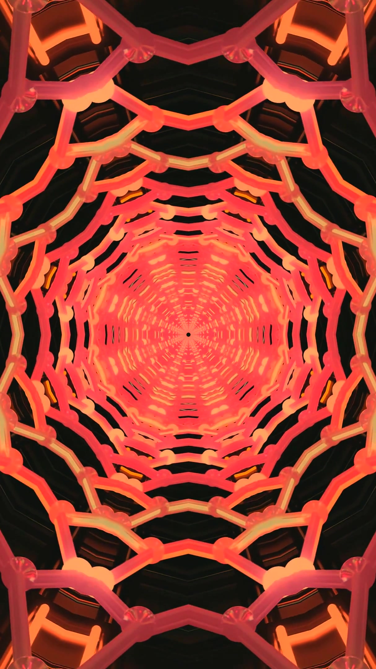 Dynamic tunnel loop screensaver with vibrant colors and smooth transitions enhancing visual experience